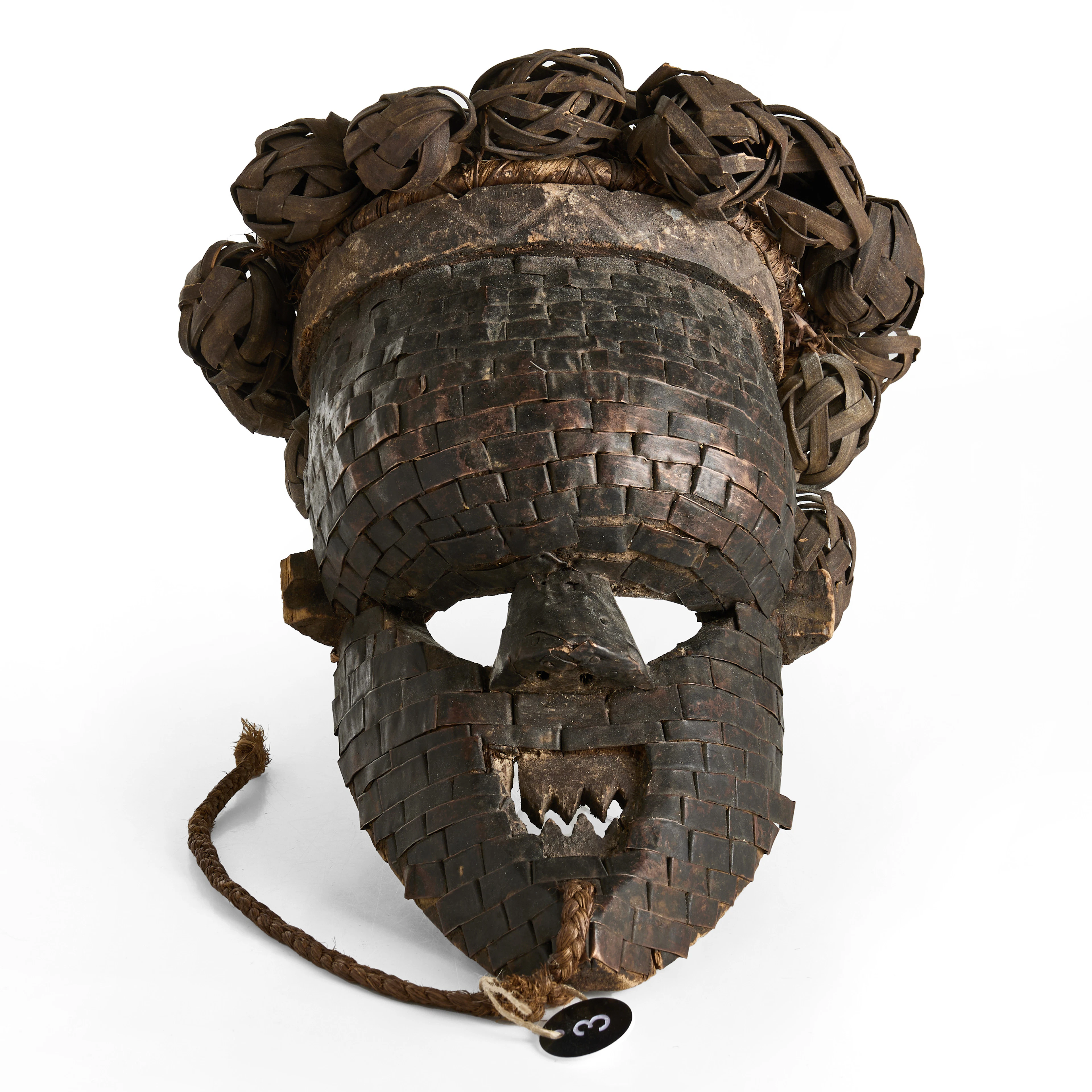 DANSMASK, Salampasu, Kongo, "Mukinka", 1900-talets andra hälft.