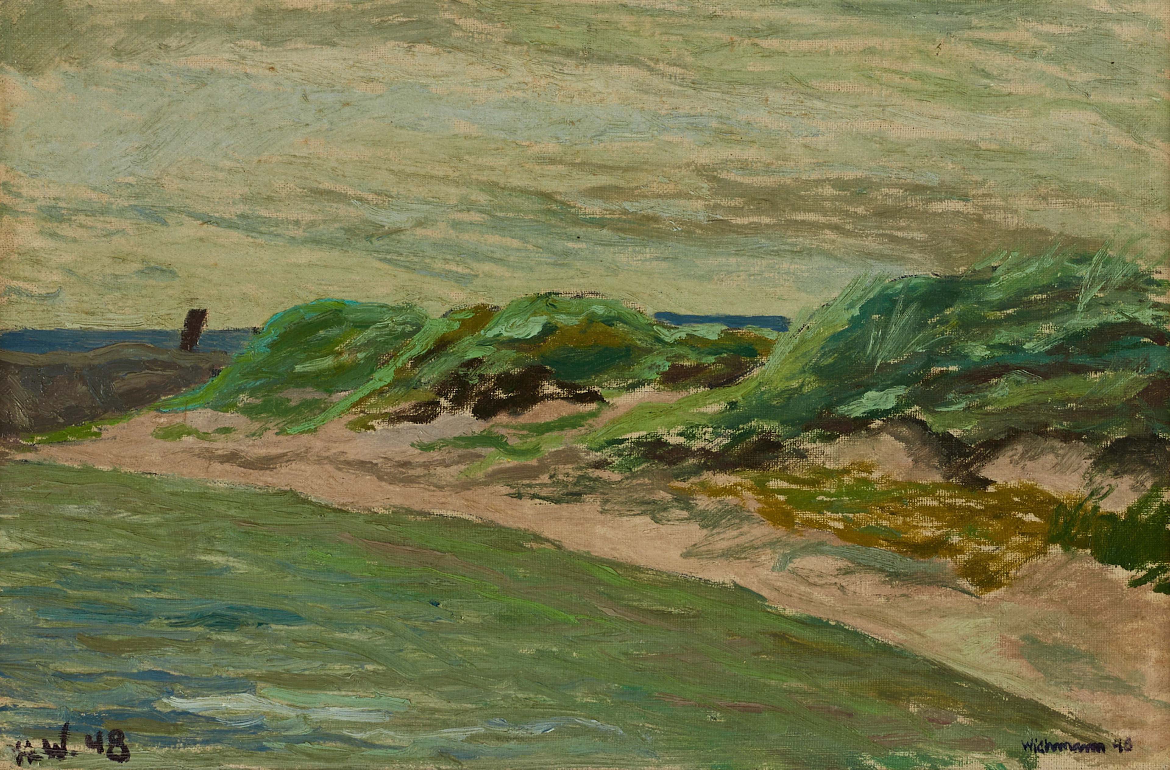 HARRY WICHMANN (1916-1993). "Torekov", signerad och daterad -48, olja
