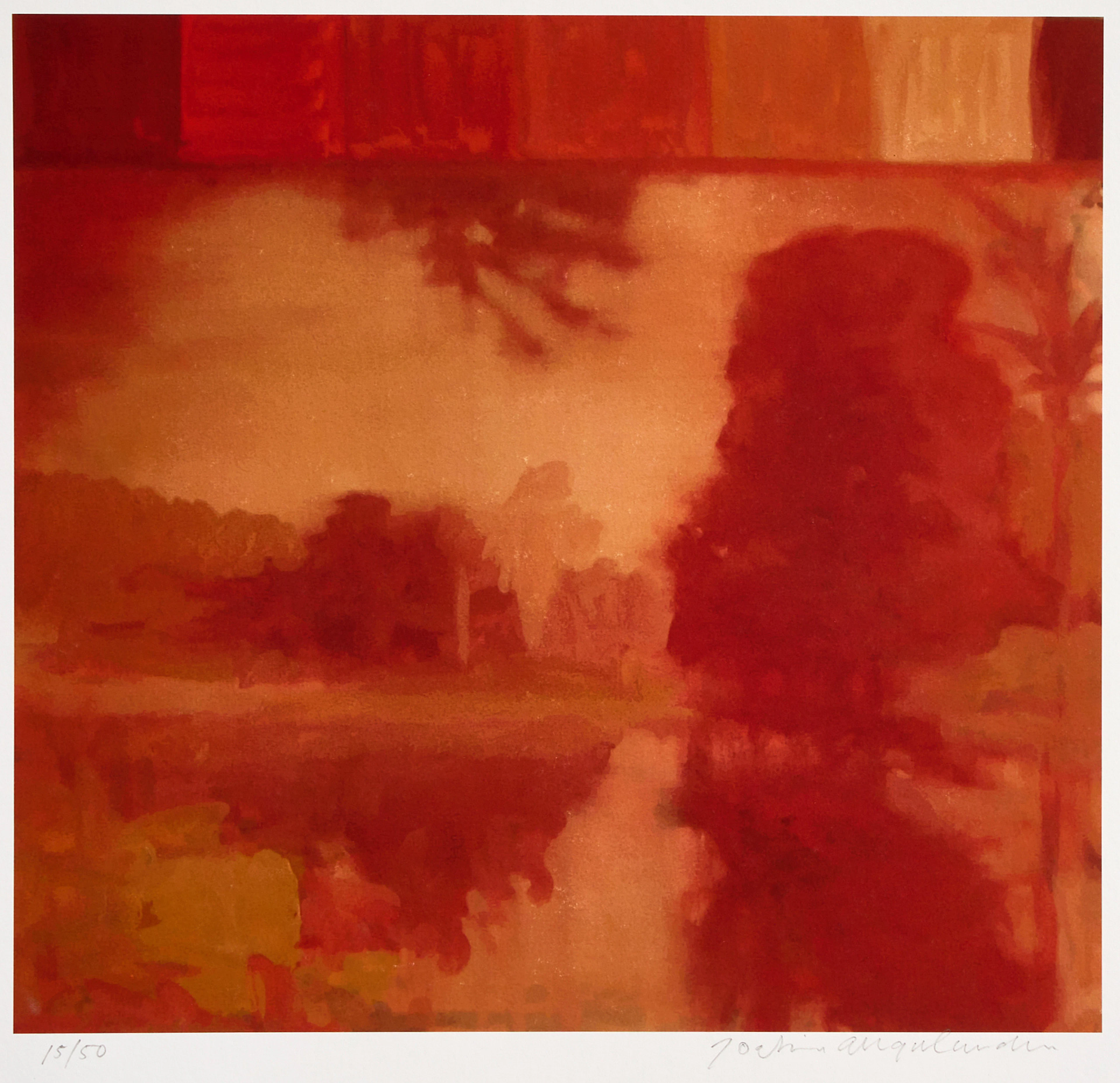 JOAKIM ALLGULANDER (FÖDD 1965). "Red landscape", signerad och numrerad