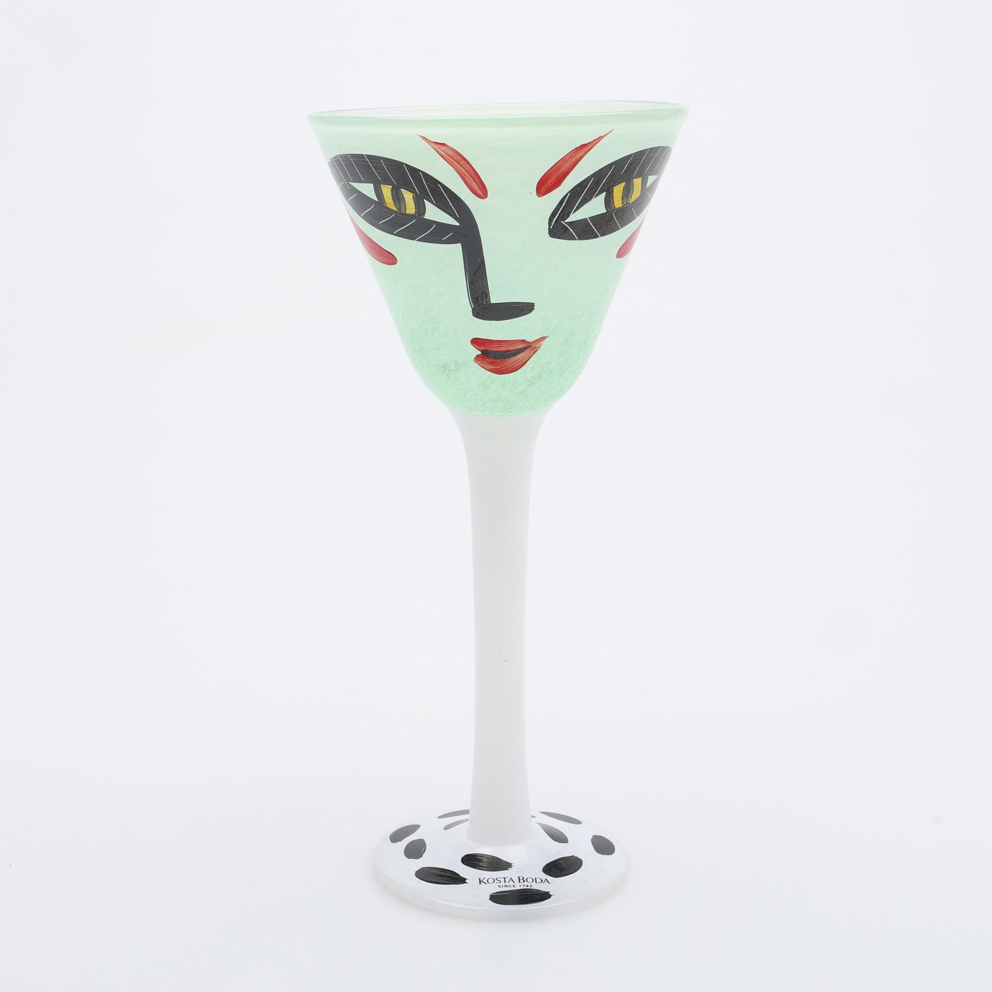 ULRICA HYDMAN-VALLIEN. POKALGLAS, "OPEN MINDS", FYRA STYCKEN, KOSTA