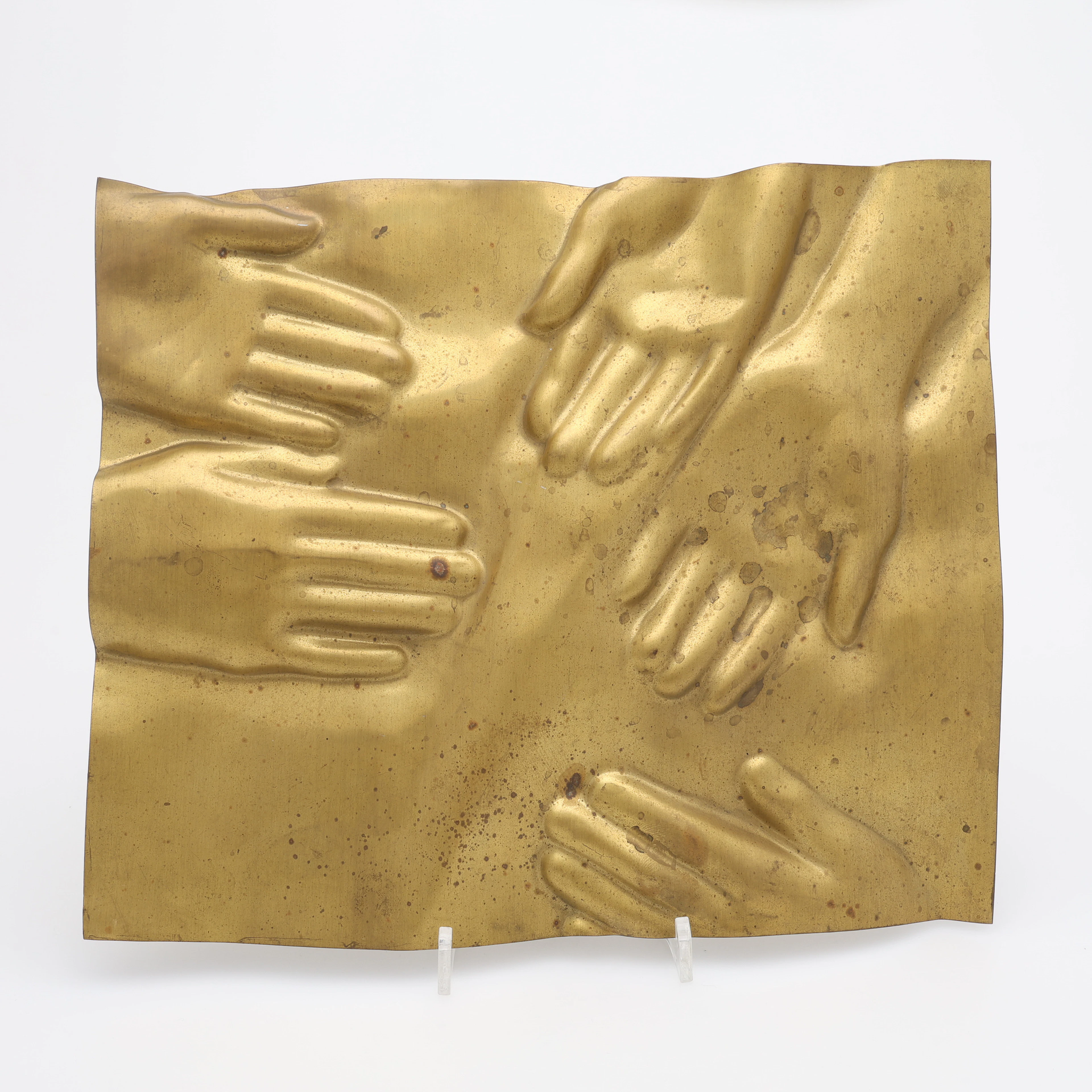BARBRO BÄCKSTRÖM. RELIEF, "Piura", mässing, osignerad/onumrerad.