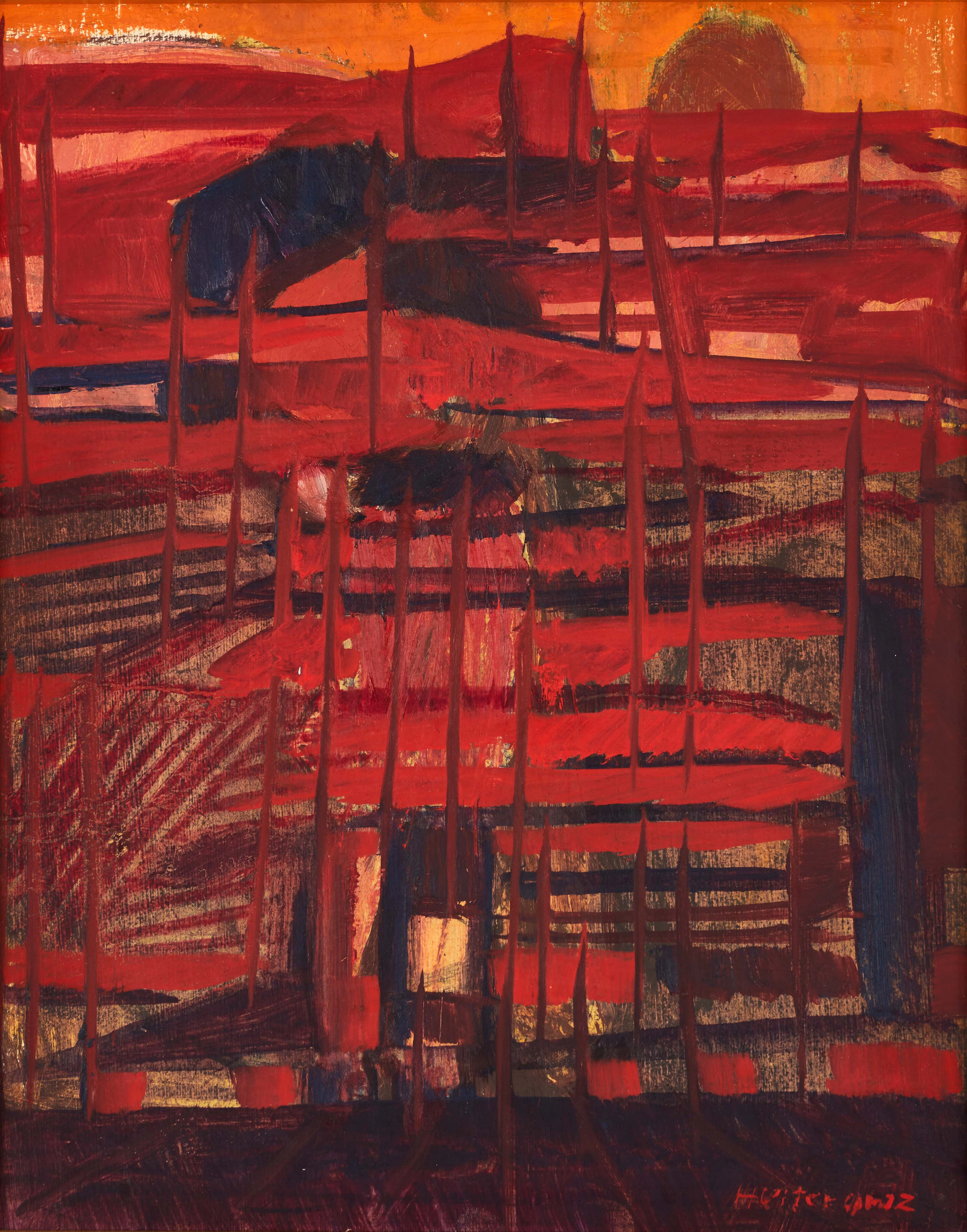 TORE HULTCRANTZ (1923-1998). "MALAGA" signerad, daterad a tergo 1965