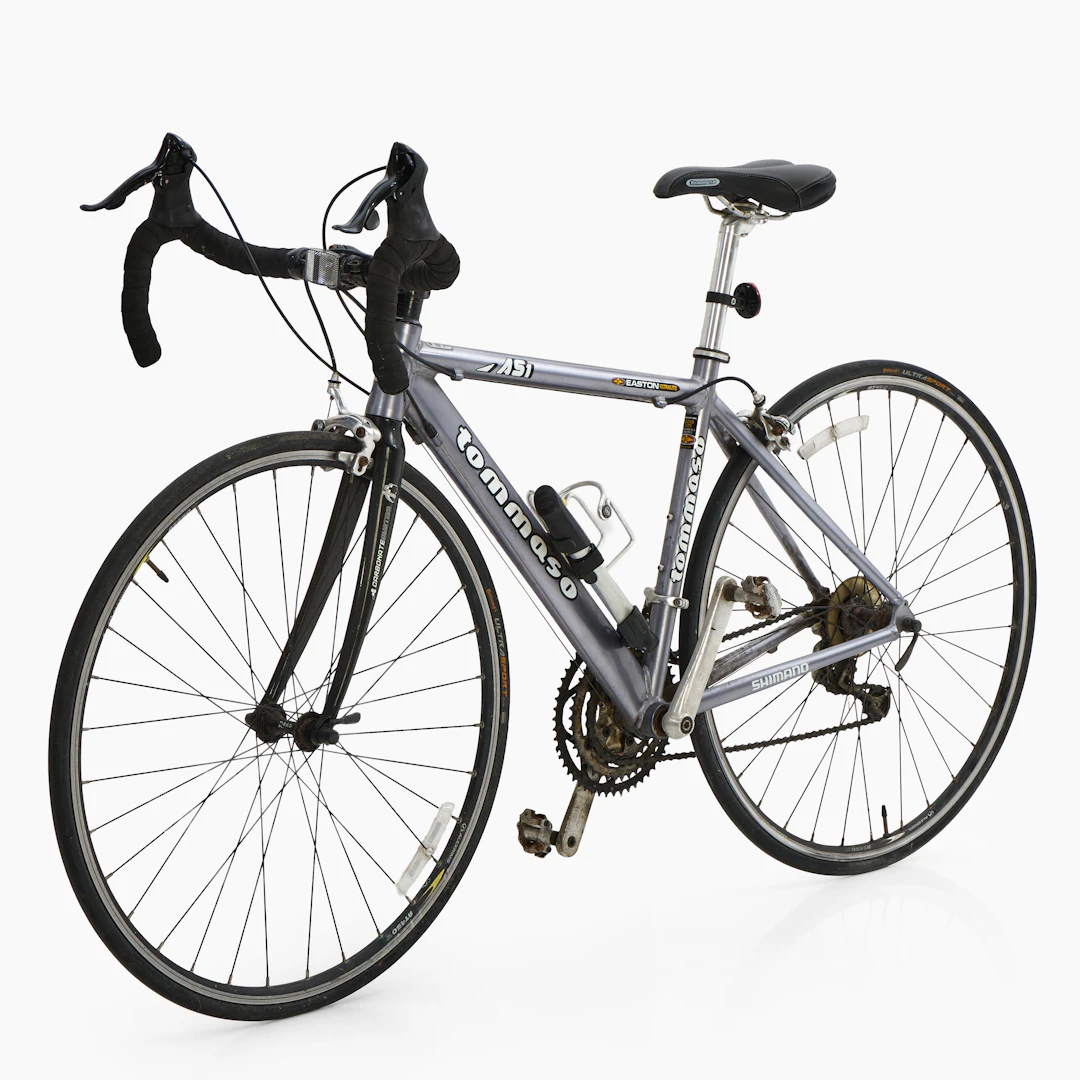 RACERCYKEL, Tommaso AS1, bockstyre, kolfibergaffel, komponenter från