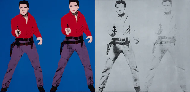 ANDY WARHOL (USA, 1928-1987). (efter), "Elvis I and II" (Art Gallery