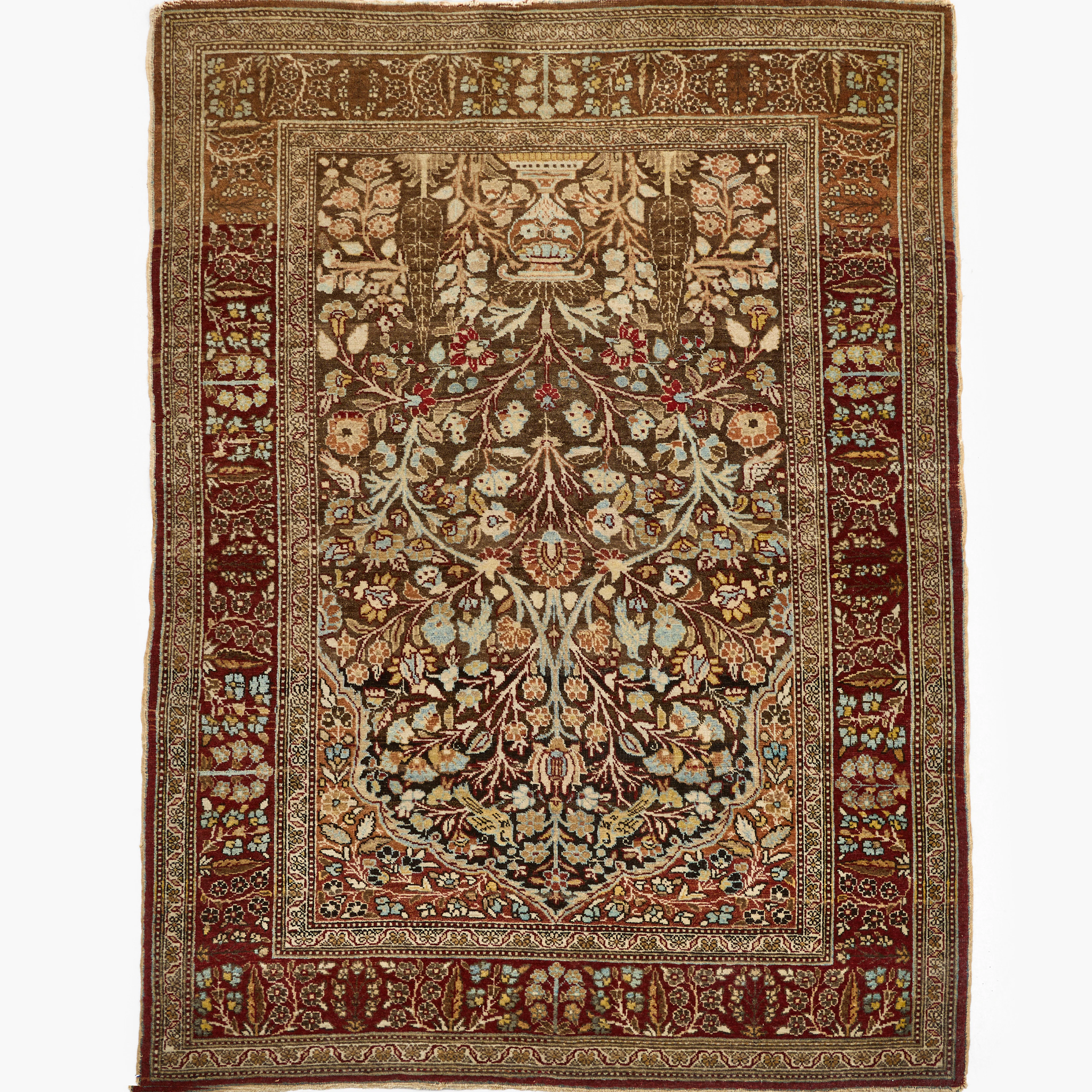 ORIENTMATTA, Täbriz, semiantik/antik, ca 168 x 128 cm.