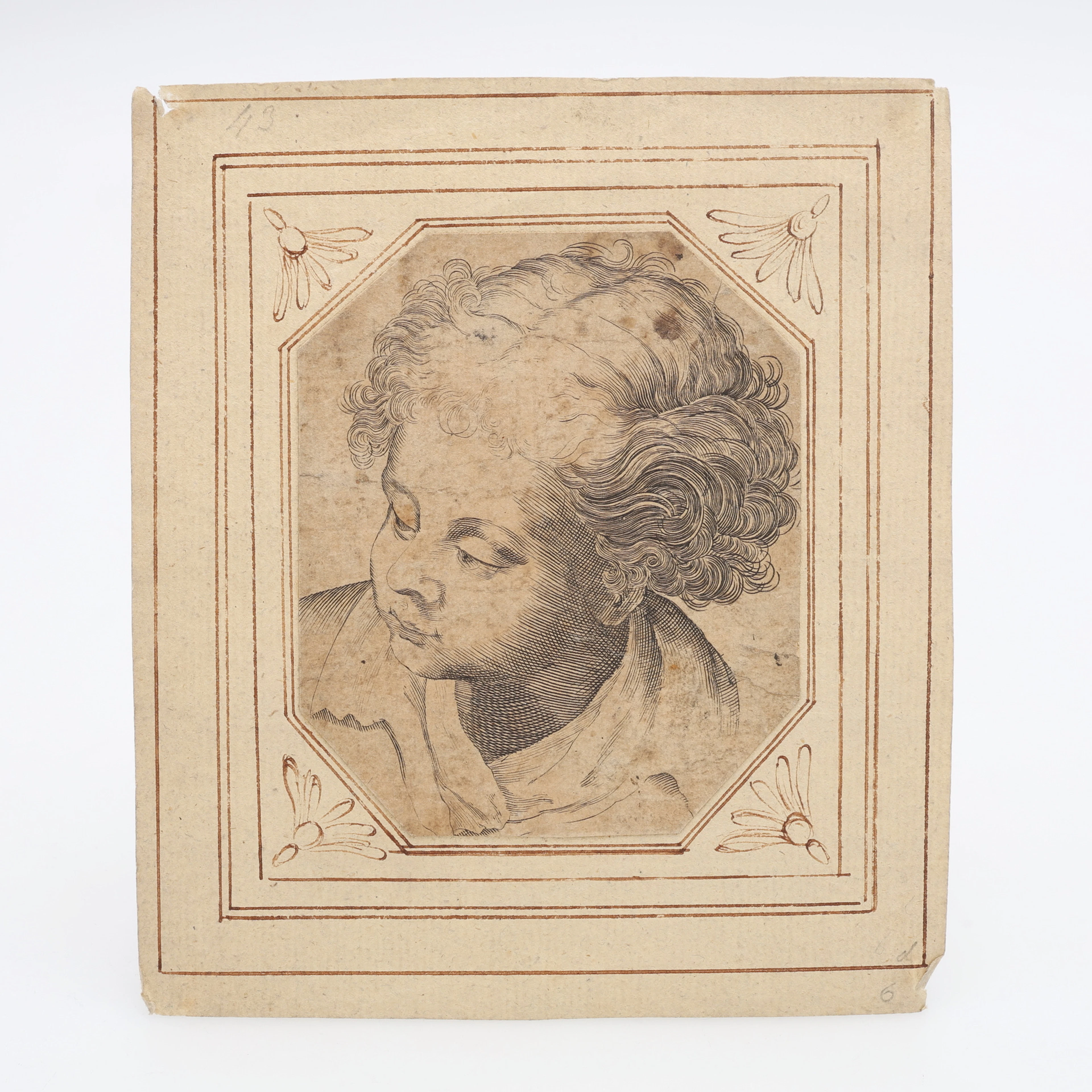 AGOSTINO CARRACCI 1557-1602. EFTER. KOPPARSTICK AV LUCA CIAMBERLANO