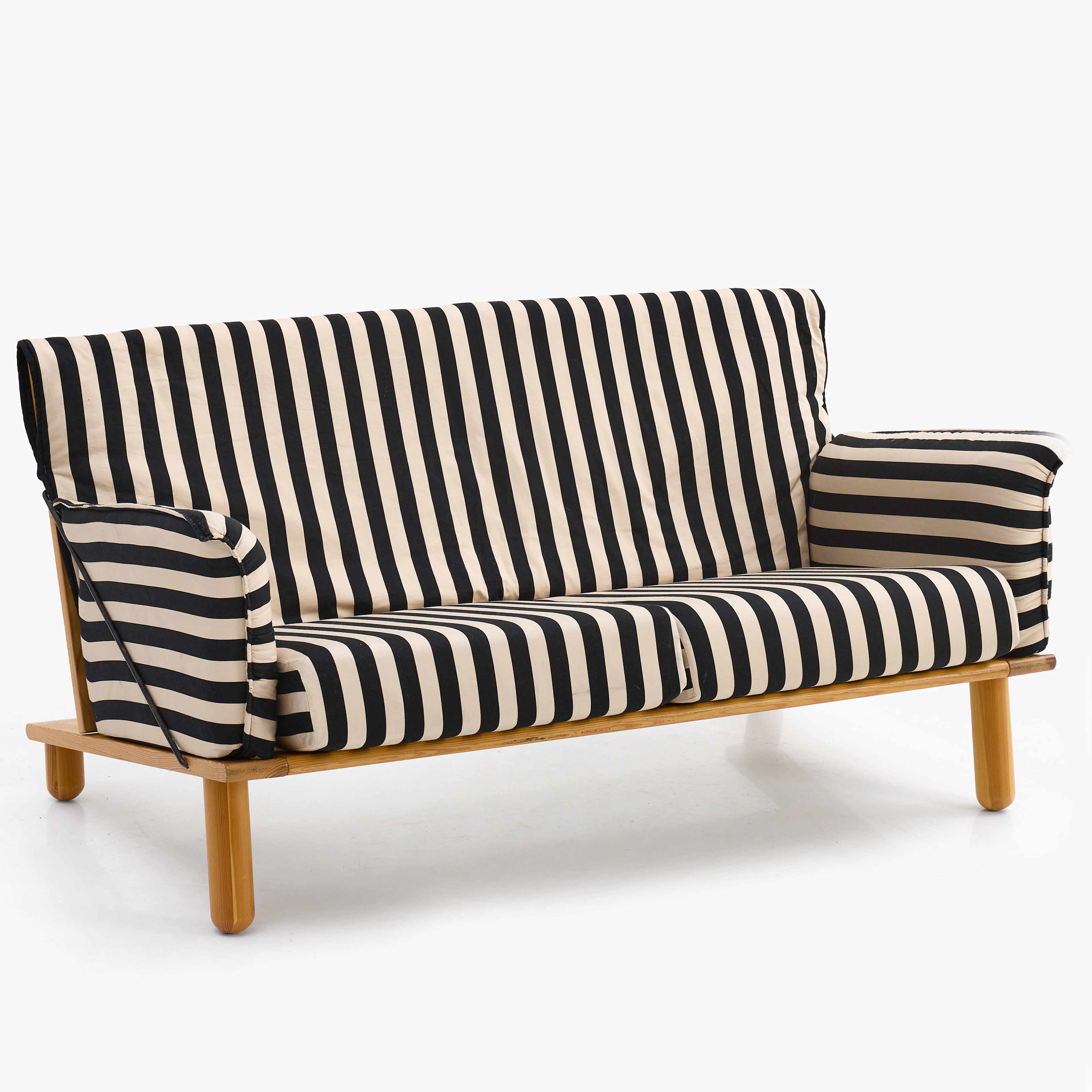 TORD BJÖRKLUND. Soffa, modell "Gotland", 2-sits, IKEA, 1980-tal. Furu