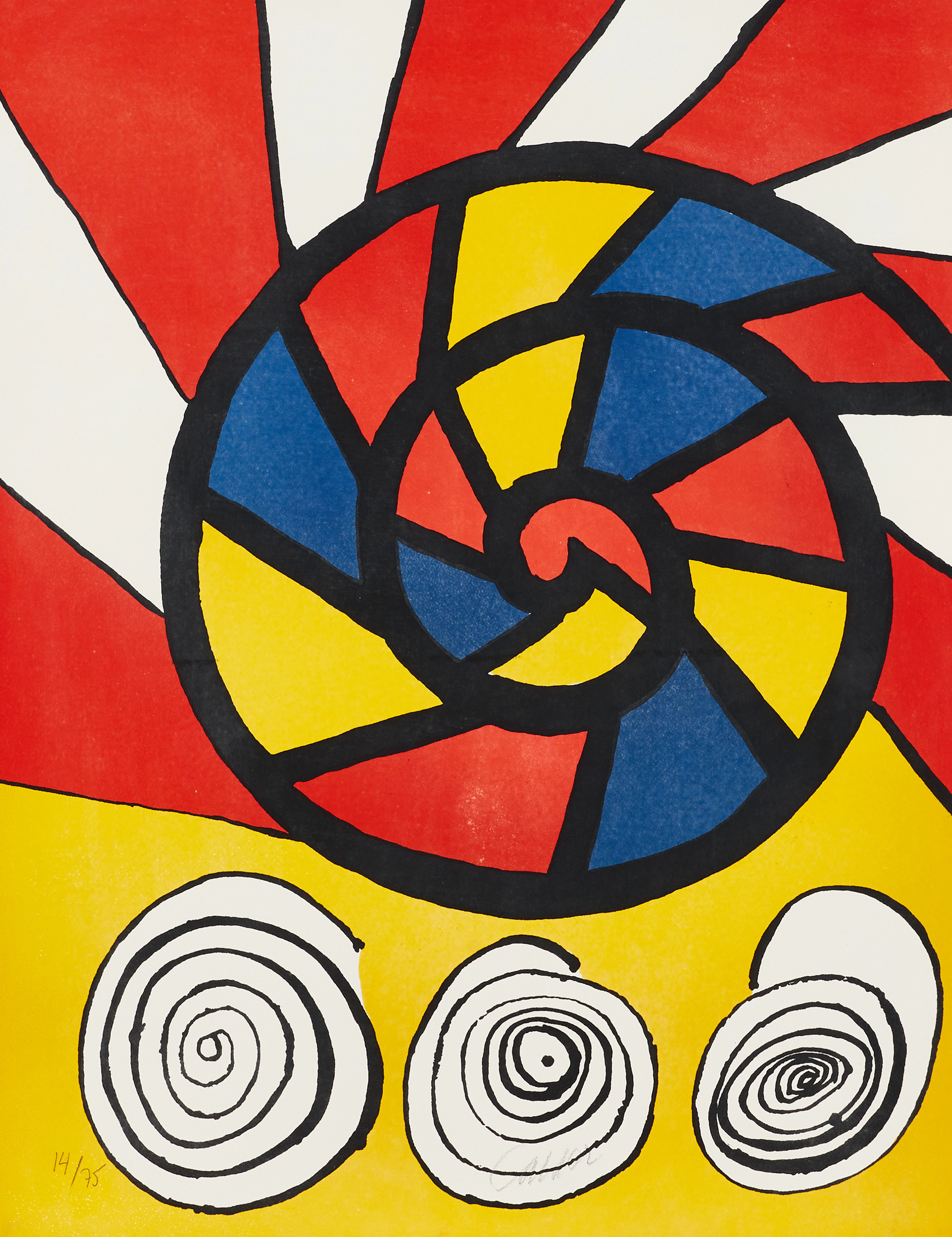 ALEXANDER CALDER (USA, 1898-1976). "Phonograph" ur "Music Maestro