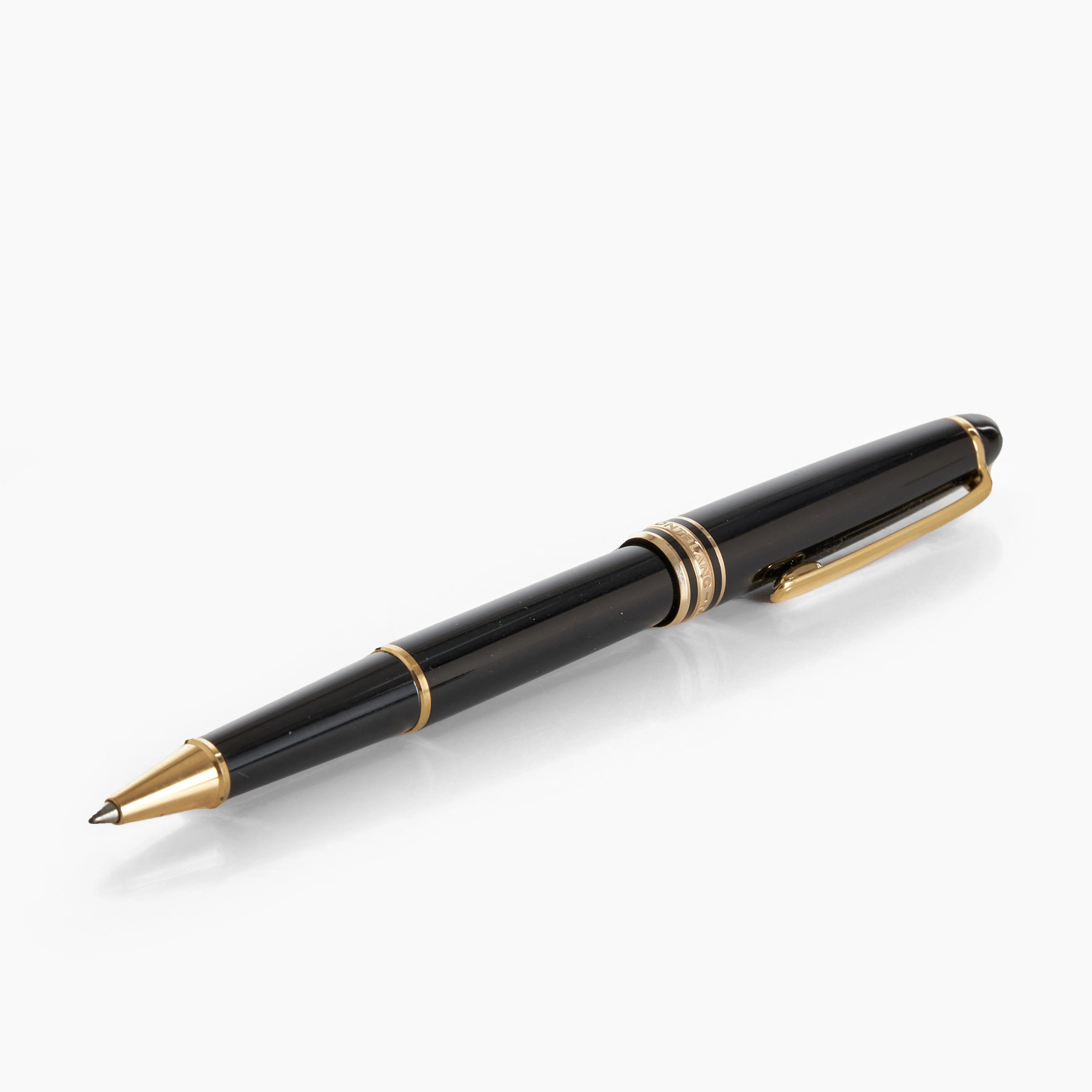 MONTBLANC, bläckpenna, kulspets, Meisterstück, i etui.