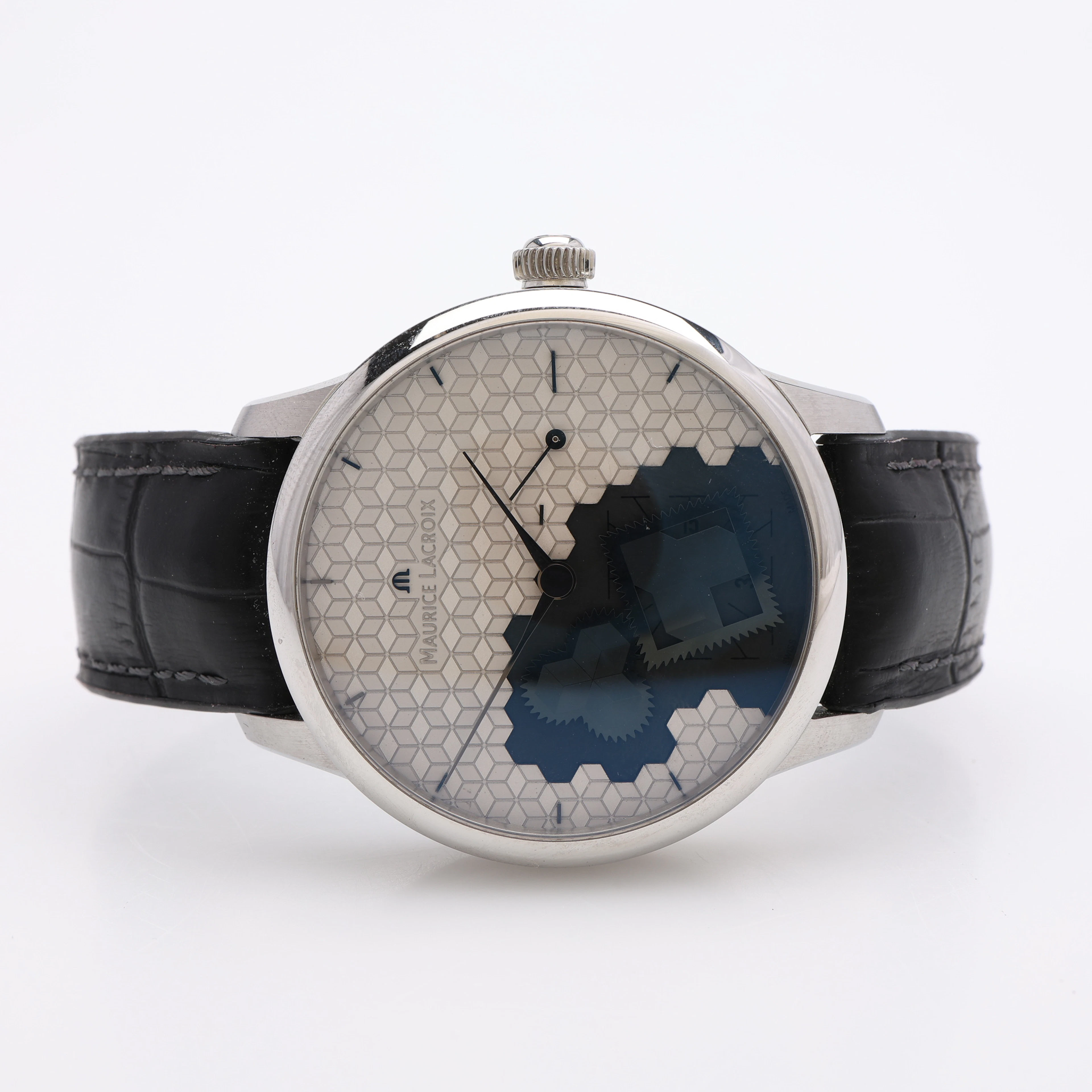 ARMBANDSUR, STÅL, MASTERPIECE ROUE CARRÉE CUBE, MAURICE LACROIX, SCHWEIZ