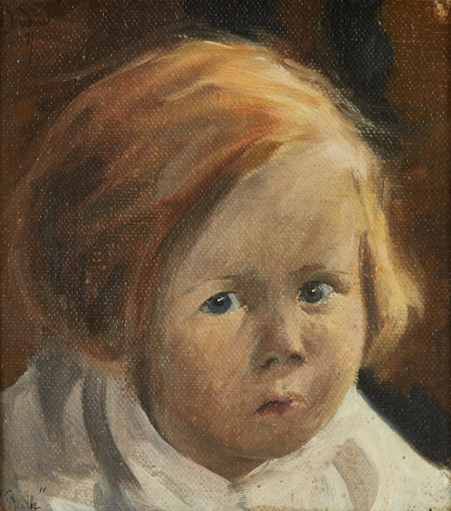 BERTRAM SCHMITERLÖW (1920-2002). "Ruth", signerad, daterad -41, olja