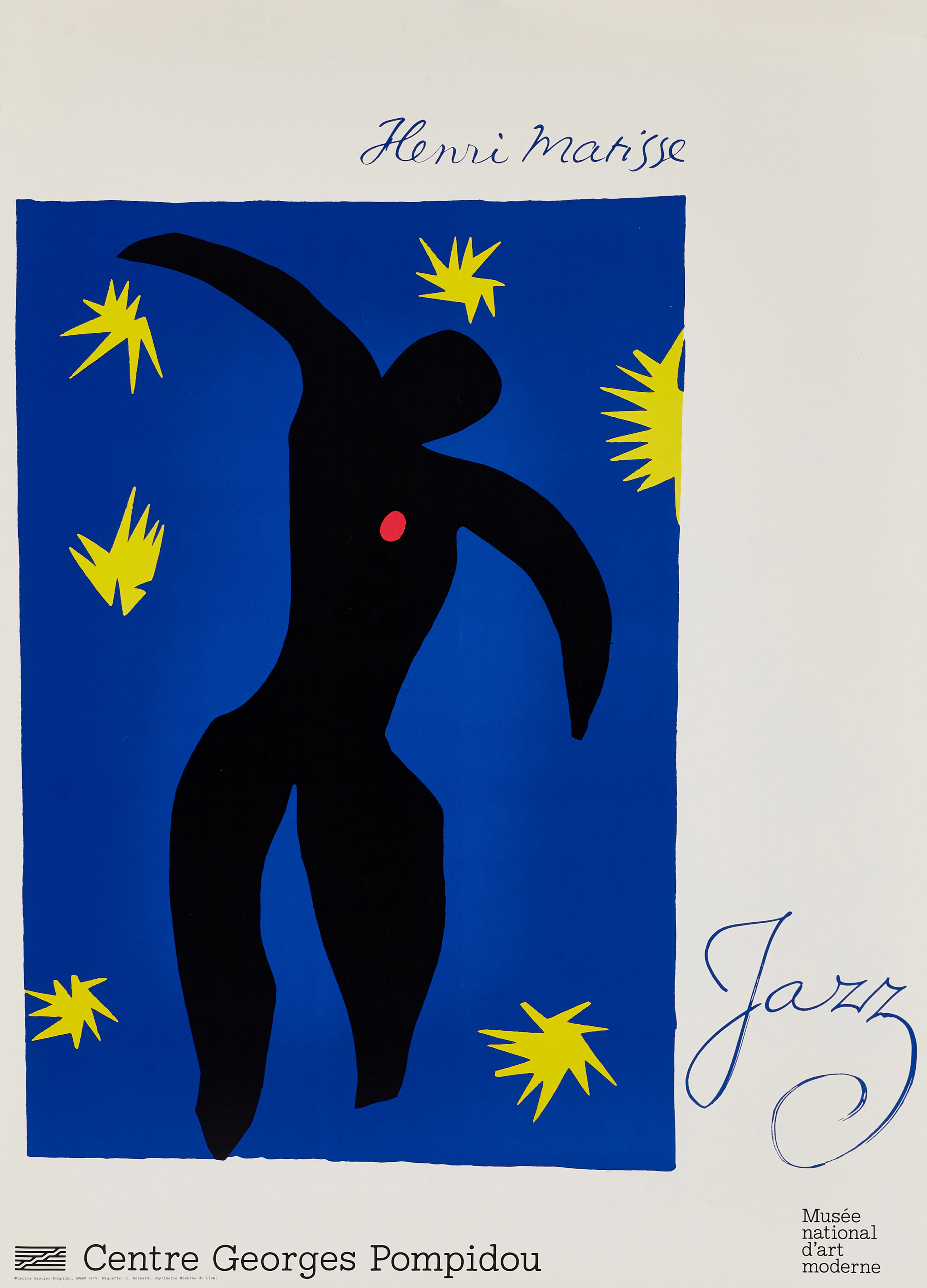 HENRI MATISSE (Frankrike, 1869-1954). Efter. Utställningsaffisch