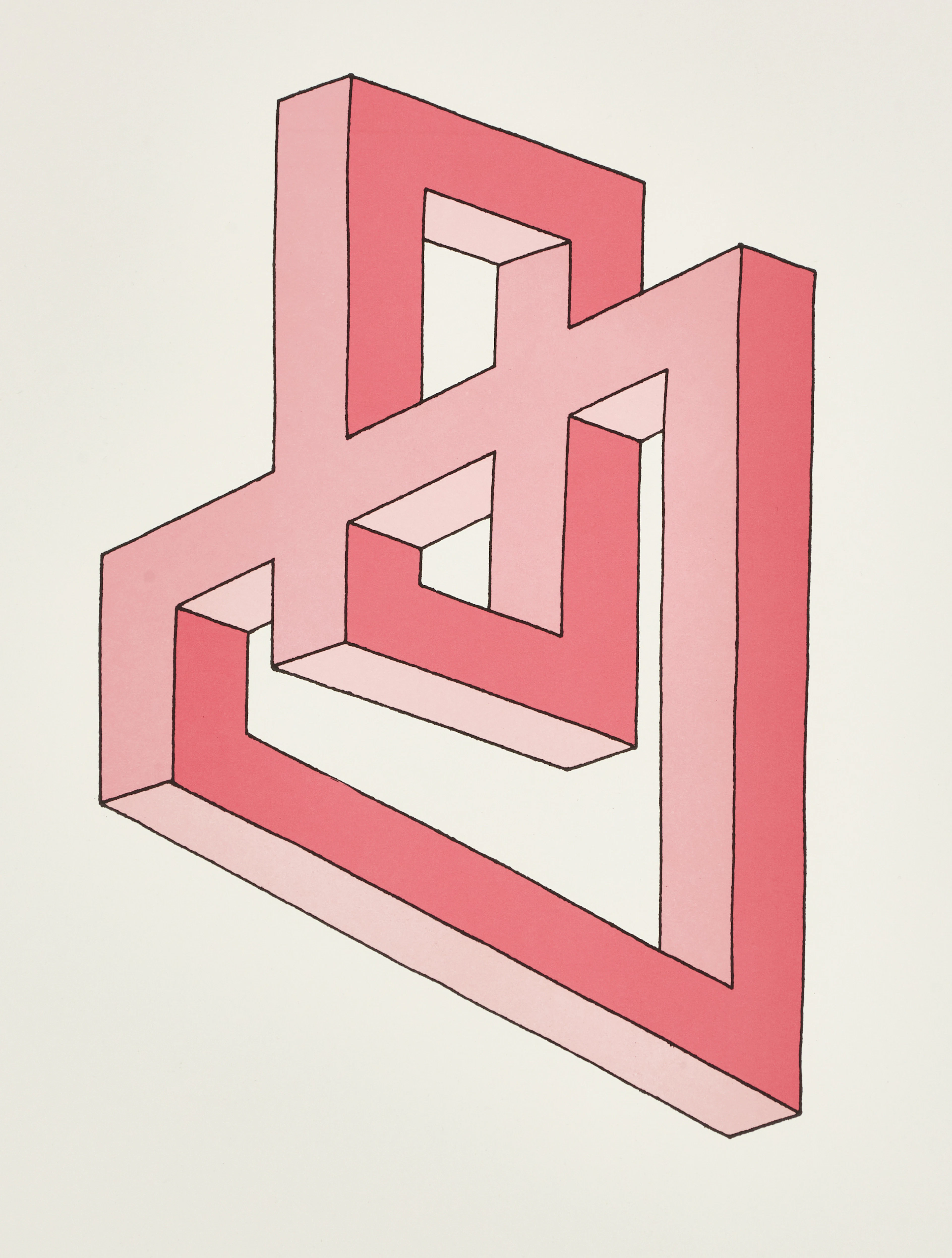 OSCAR REUTERSVÄRD (Sverige, 1915-2002), Perspective japonaise - Omöjlig