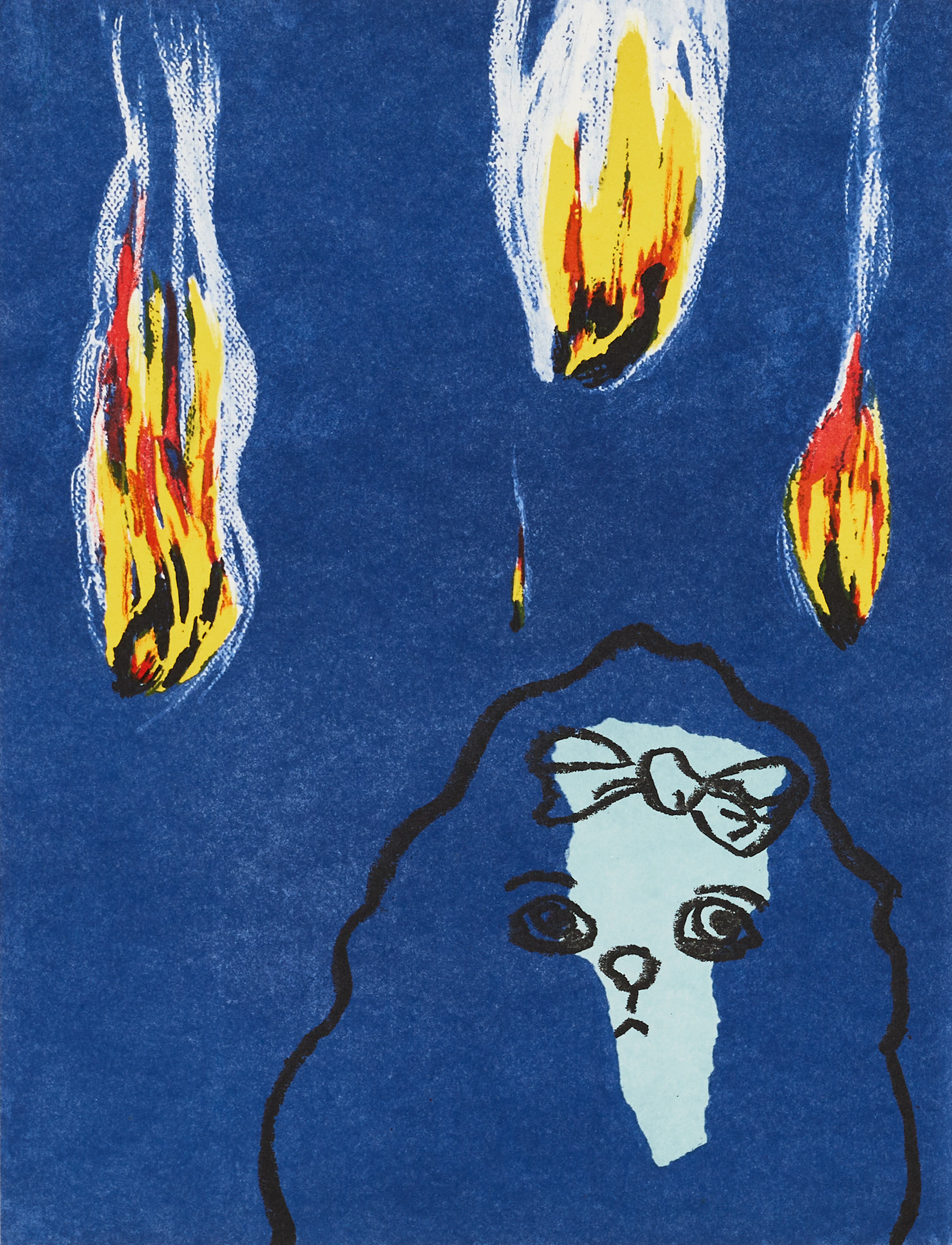 MARIANNE LINDBERG DE GEER (född 1946), "What, me worry? I", monogramsignerad