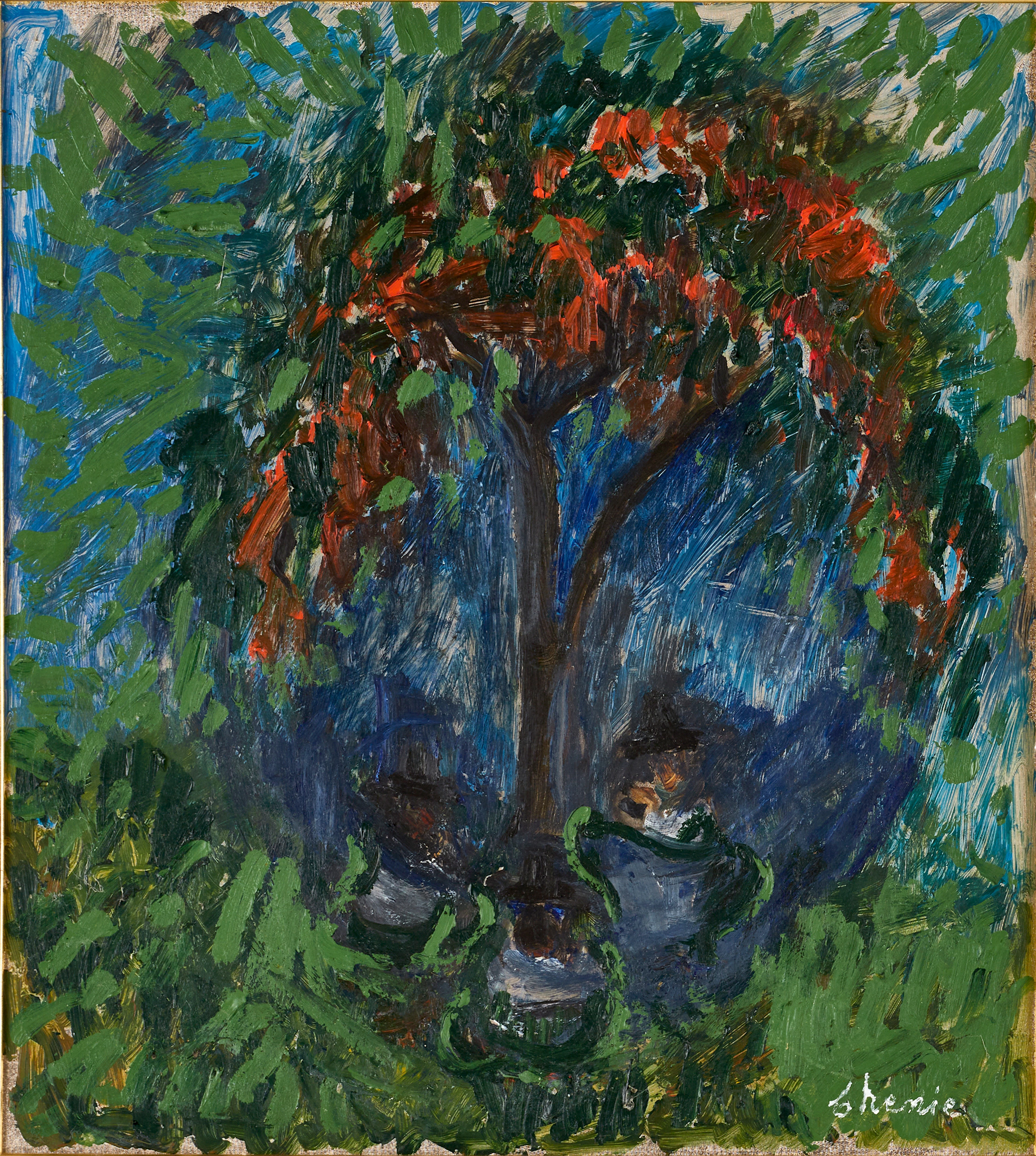 CHENIA EKSTRÖM (ROSTOW 1915-1985 STOCKHOLM). Trädet, signerad Chenia