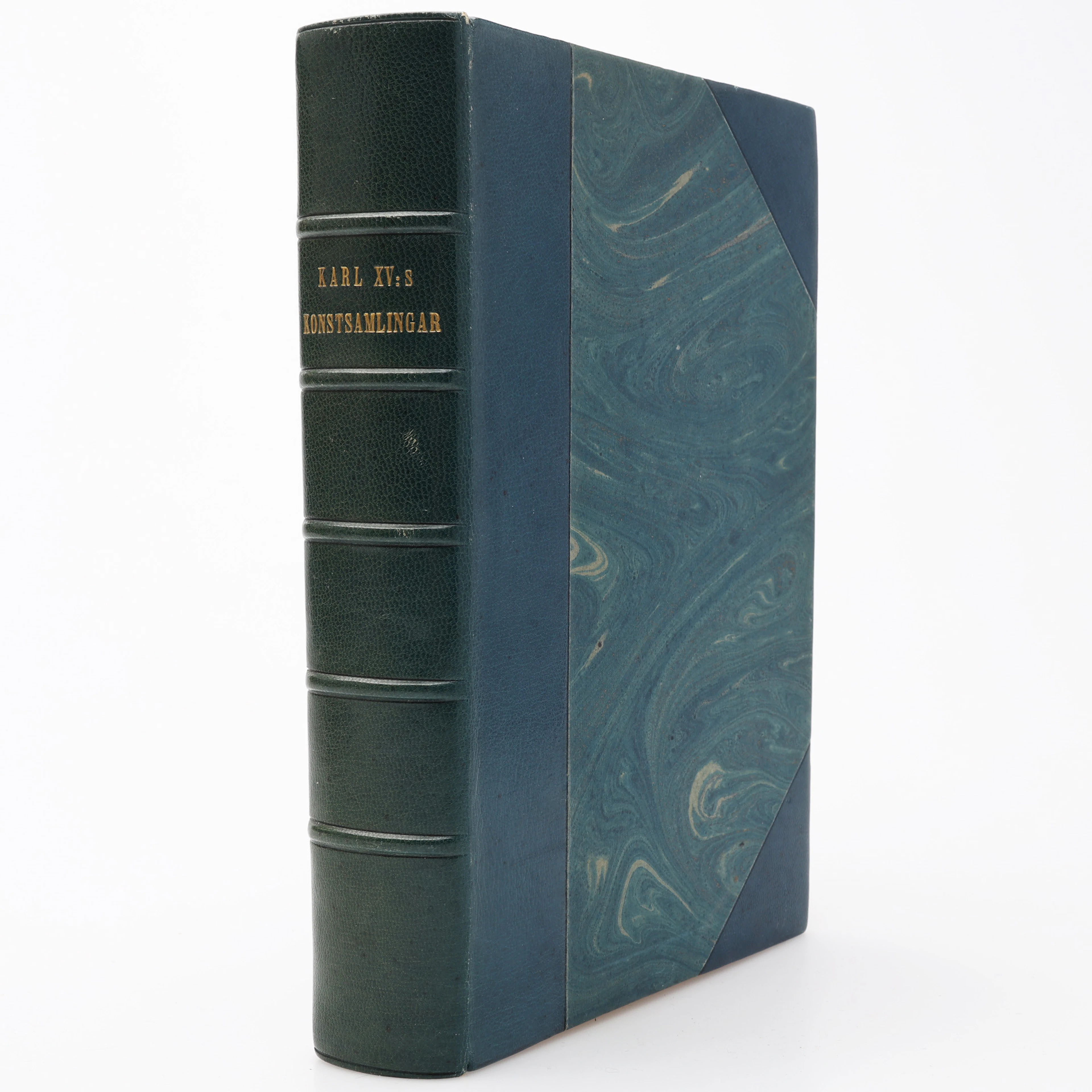 KARL XV, (1826-18972). FYRA KATALOGER ÖVER KARL XV:S SAMLINGAR AV