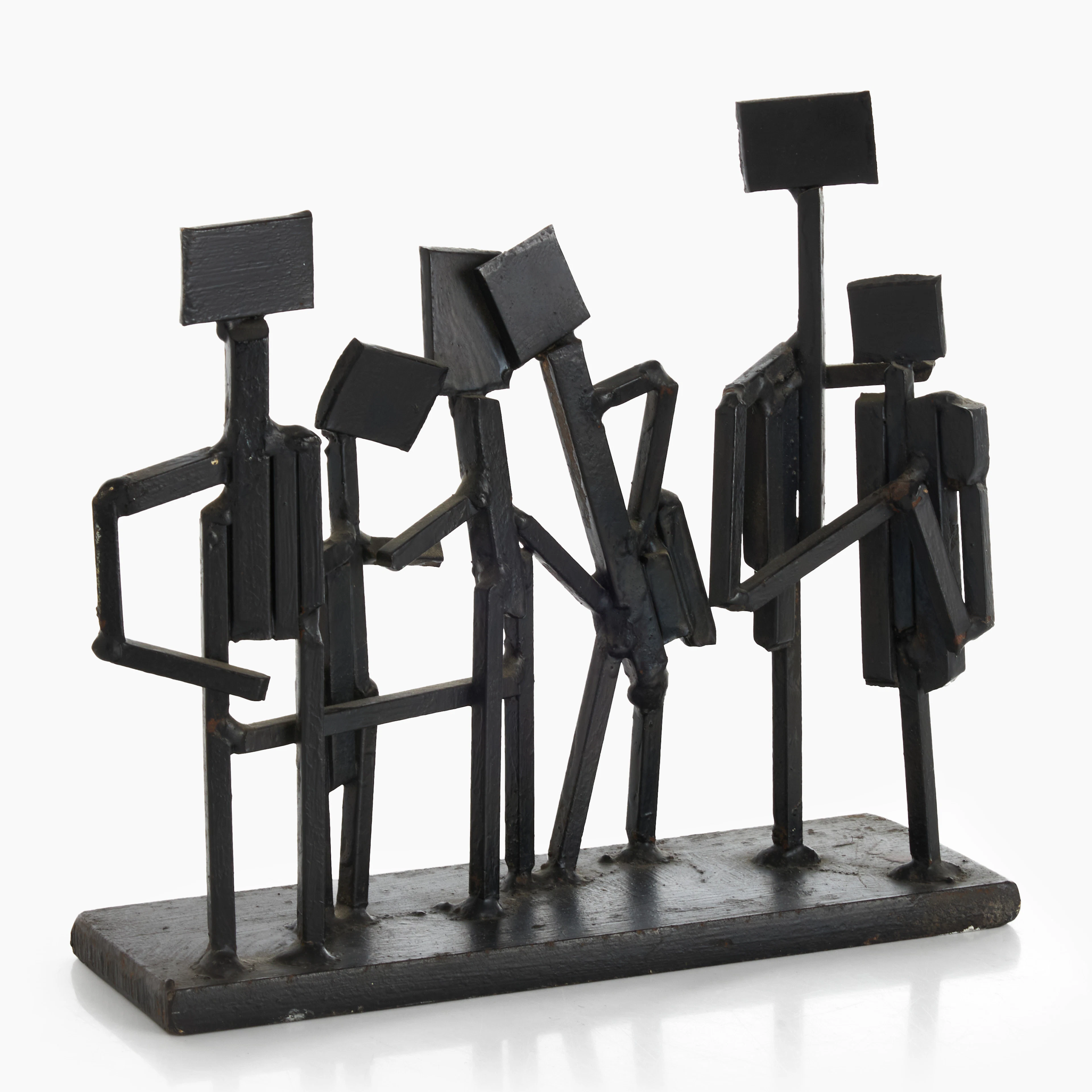 TORKEL DAHLSTEDT (född 1942): Figurer, skulptur i järnsmide.