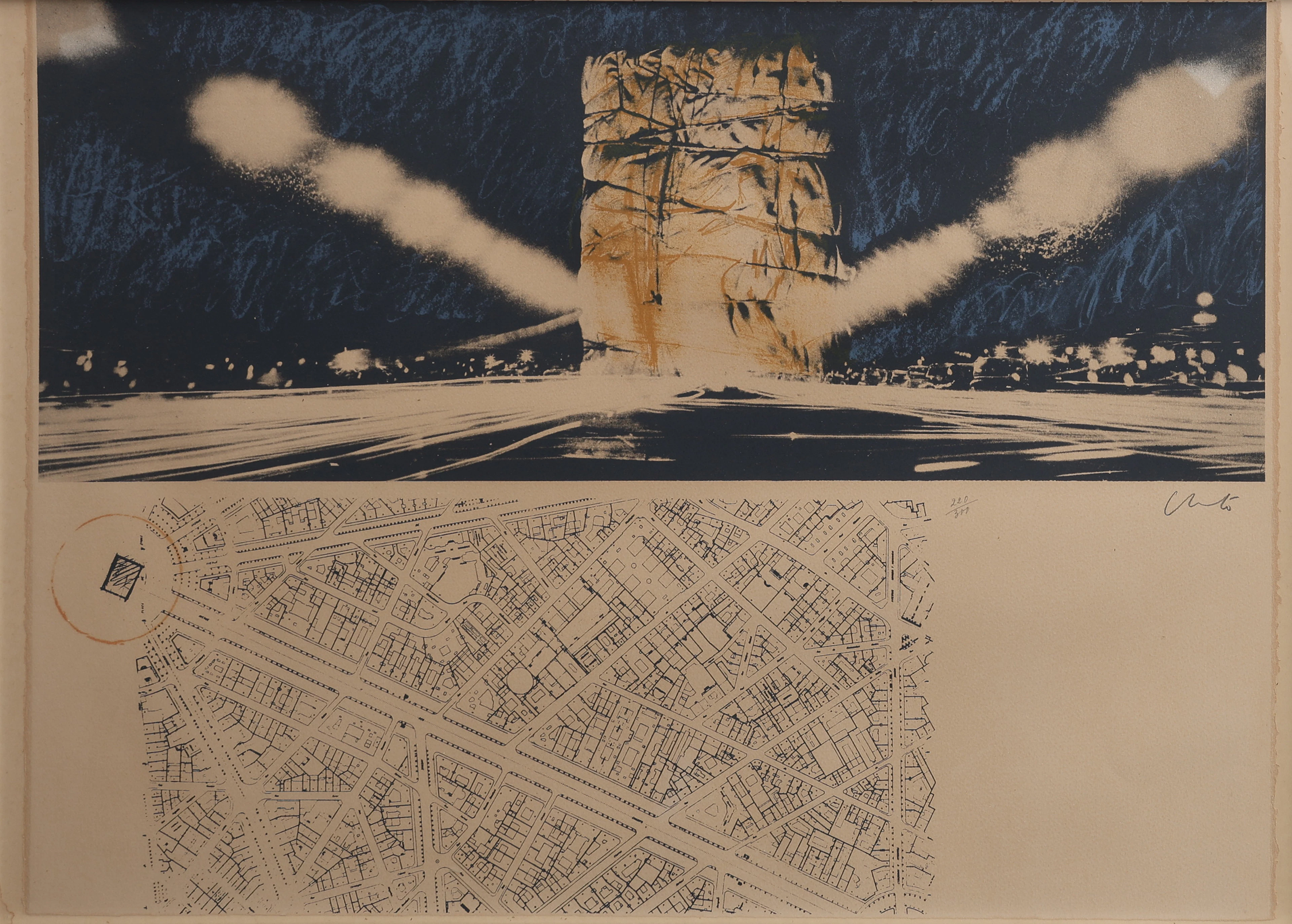 CHRISTO VLADIMIROV JAVACHEFF, "CHRISTO". LITOGRAFI, PROJECT FOR THE