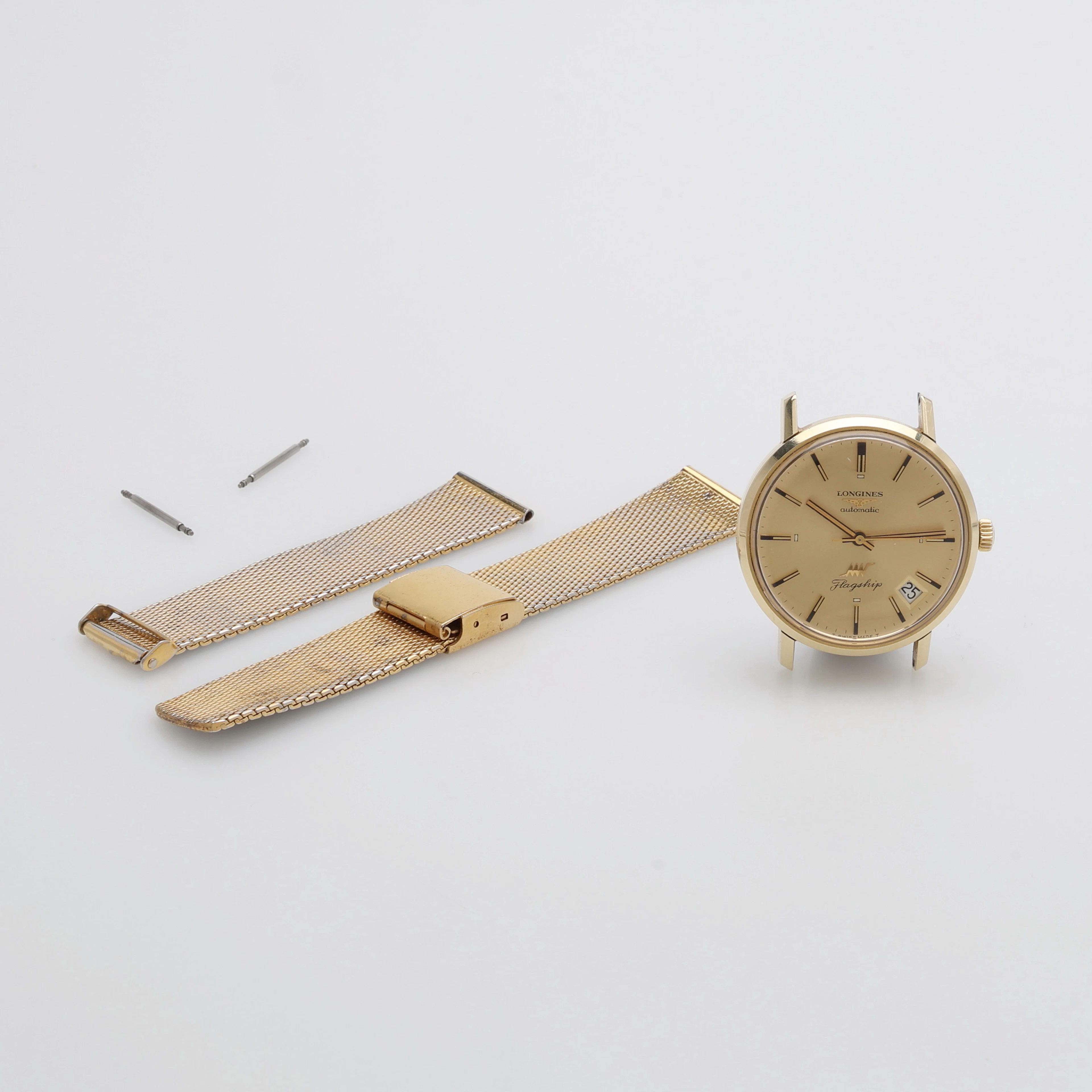 HERRARMBANDSUR, LONGINES, "FLAGSHIP ULTRA-CHRON", automatiskt uppdrag