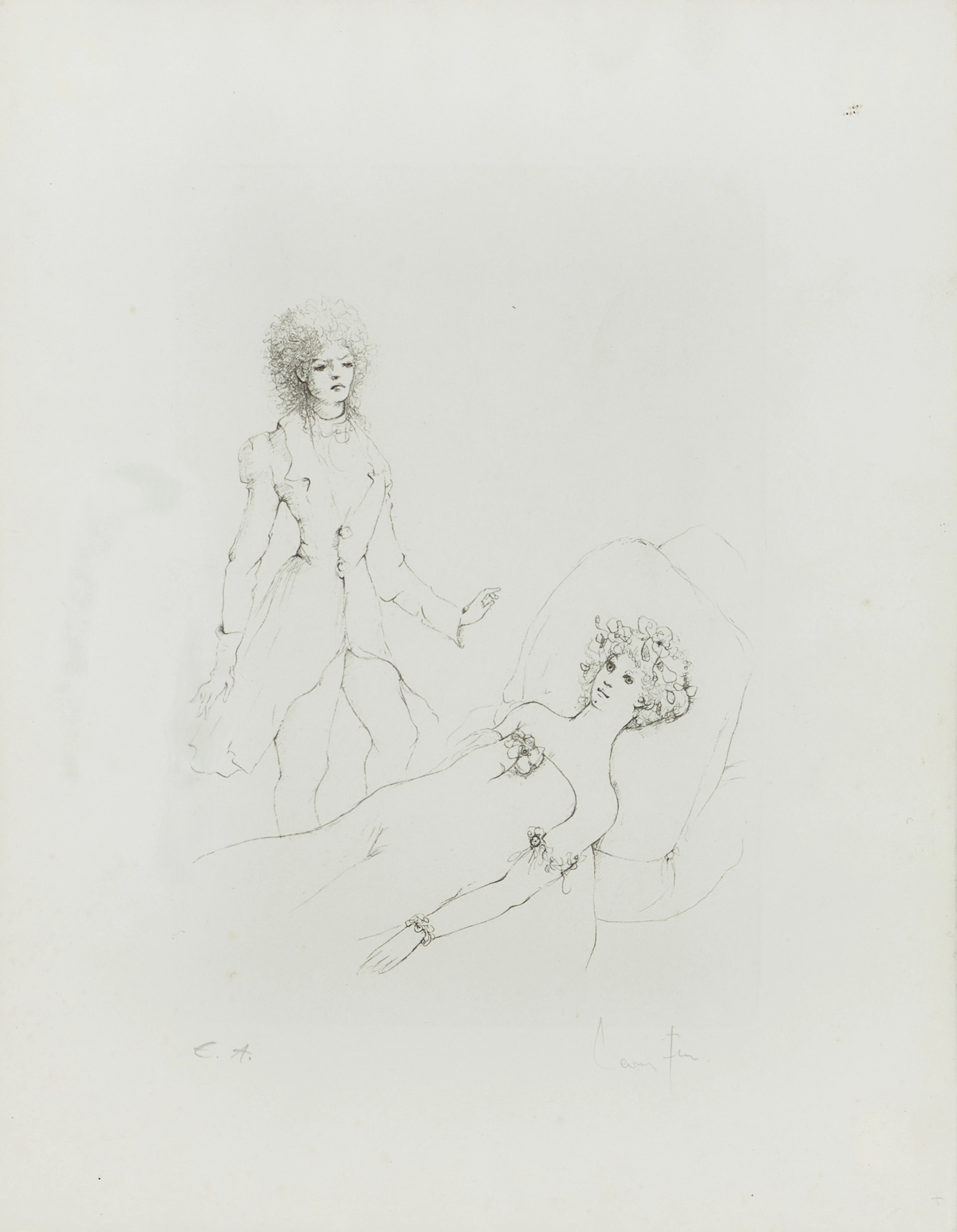 LEONOR FINI (ARGENTINA/FRANRIKE, 1907-1996). "Monsieur Venus", signerad
