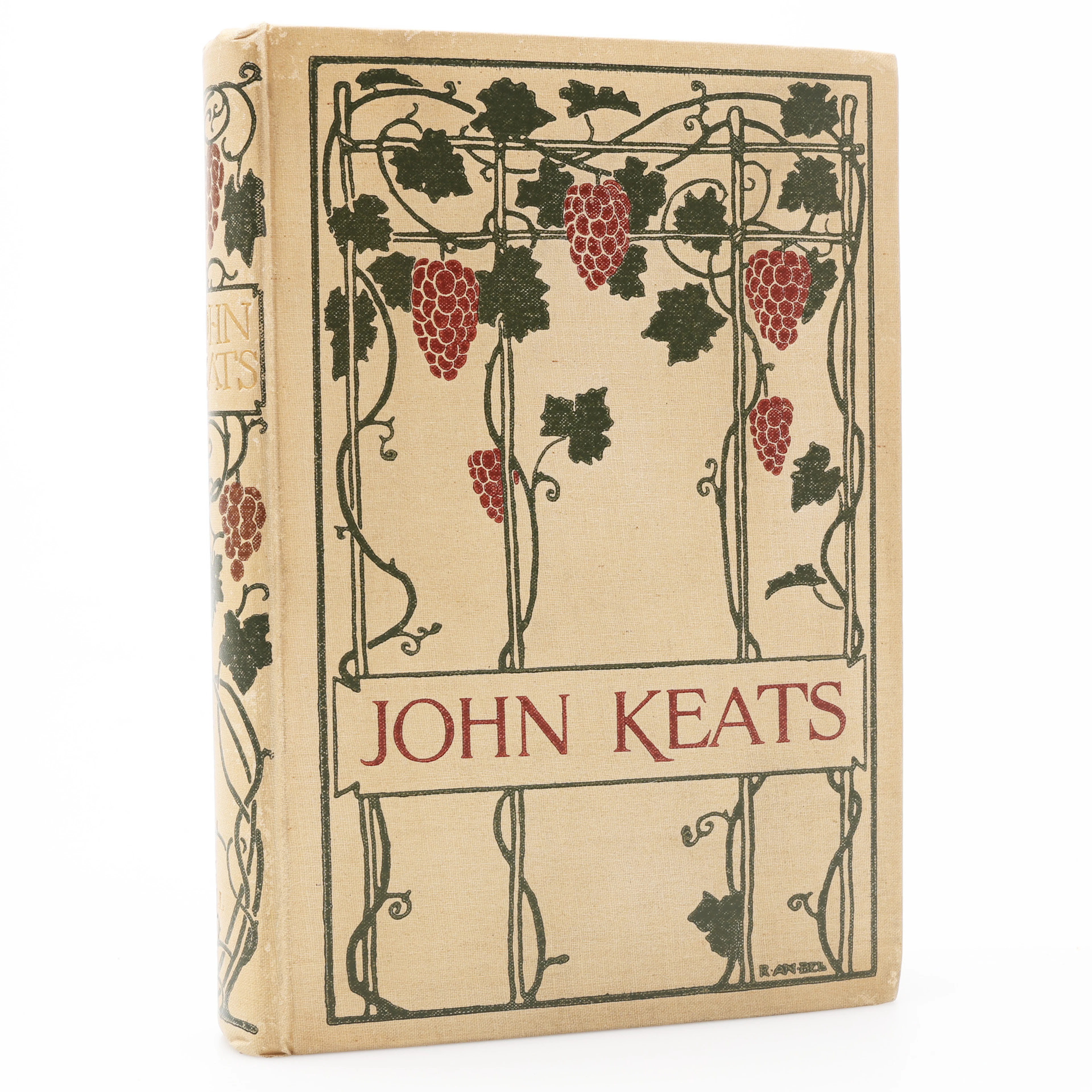 JOHN KEATS POEMS 1897 - JUGEND- ILLUSTRERADE AV ROBERT ANNING BELL