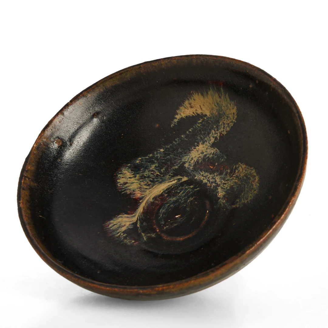 SKÅL, keramik, Kina, Jizhou, Songdynastin (960-1279).
