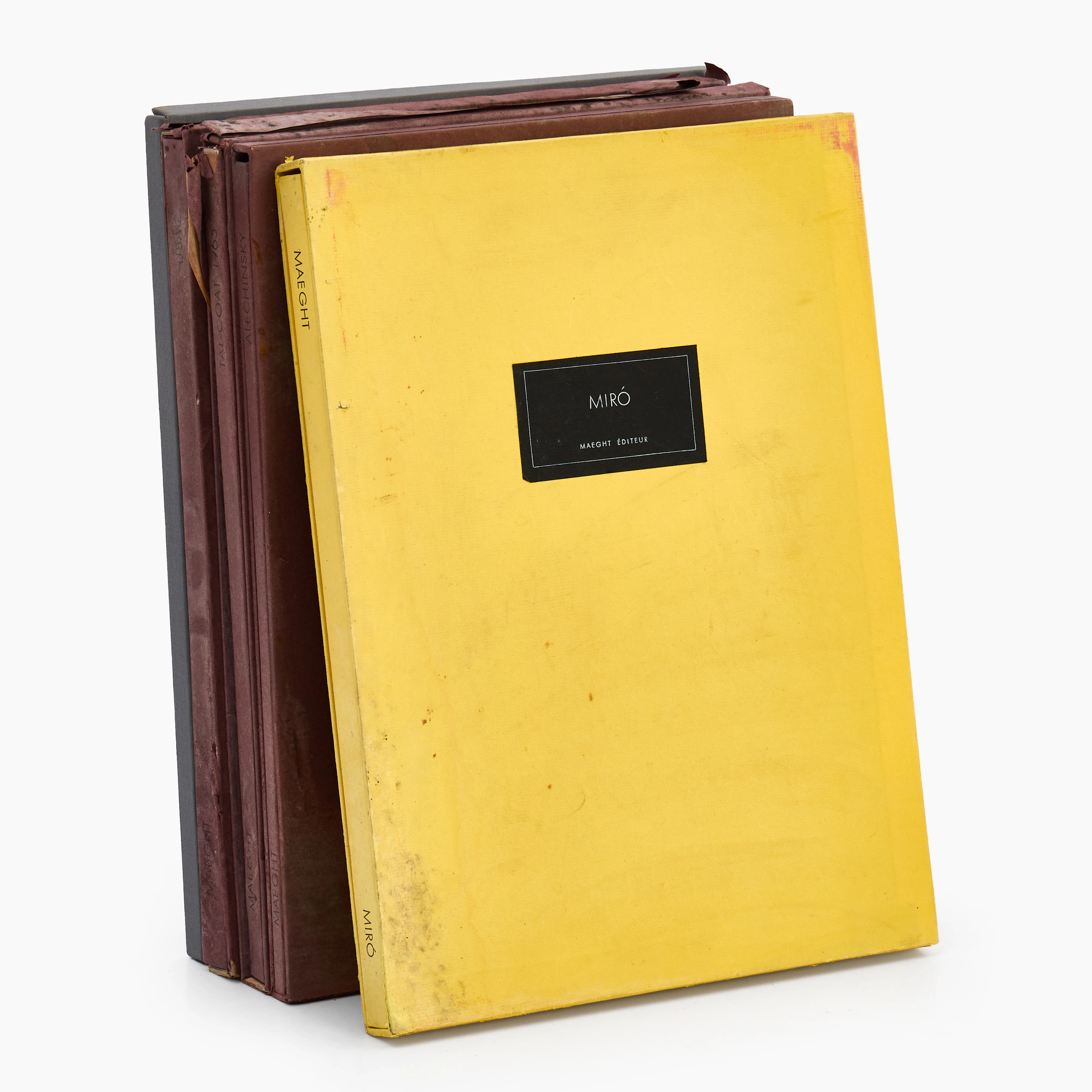 DERRIÈRE LE MIROIR, 4 vol, deluxutgåvor, upplaga 150 exemplar. Miró