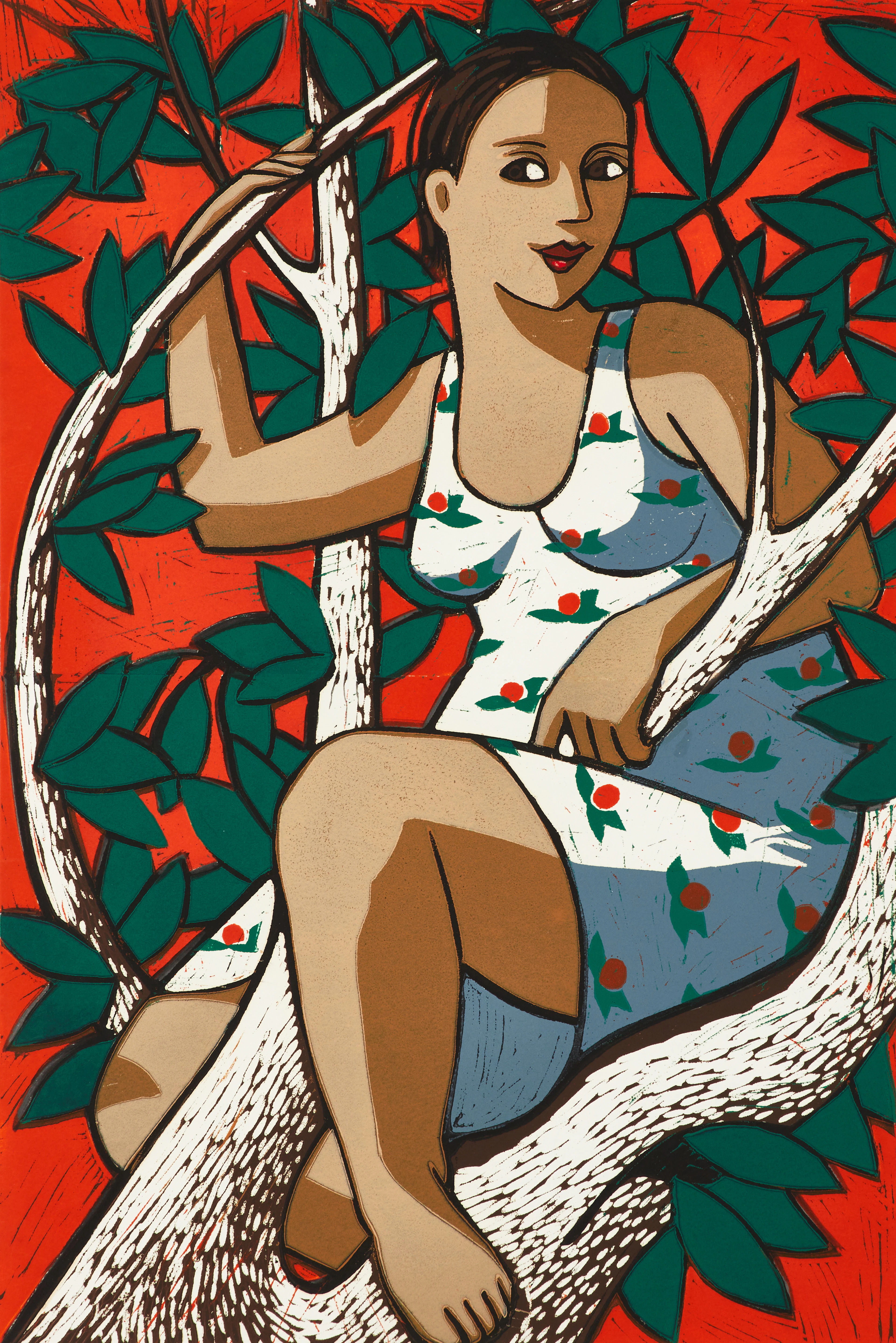 ANITA KLEIN (Australien, född 1960), "Goddess of the orange tree"