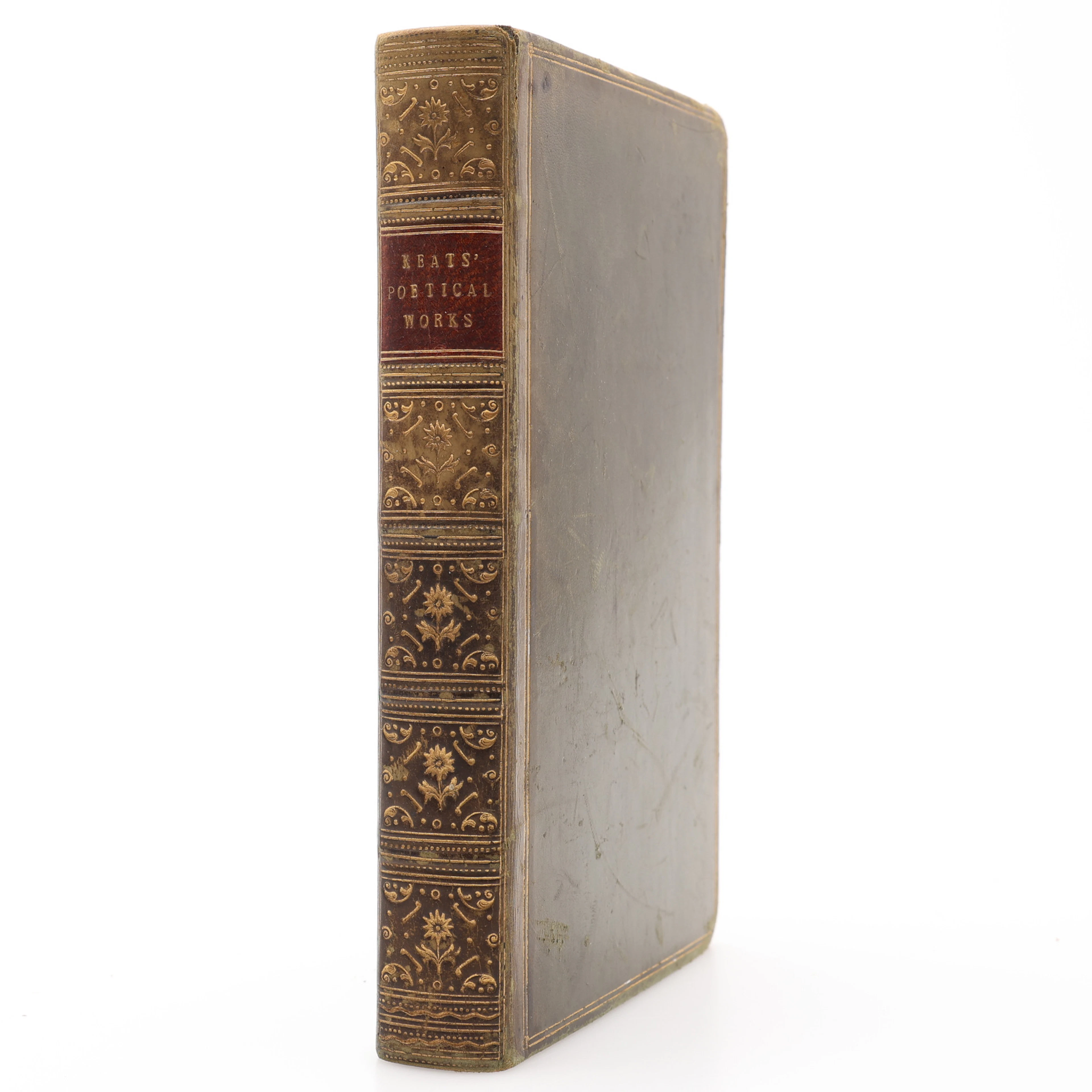 DEN ROMANTISKE BRITTISKE POETEN JOHN KEATS POETICAL WORKS 1851.