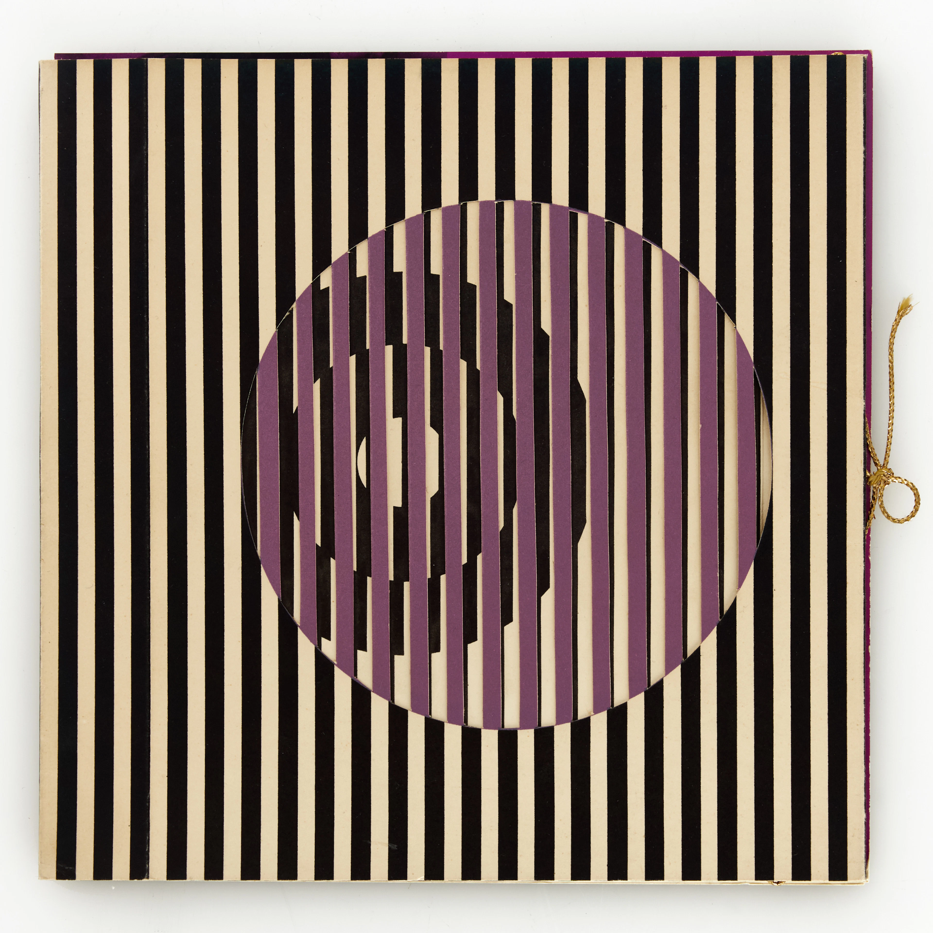 JEAN-PIERRE "YVARAL" VASARELY. Utställningshäfte, Galerie Denise René