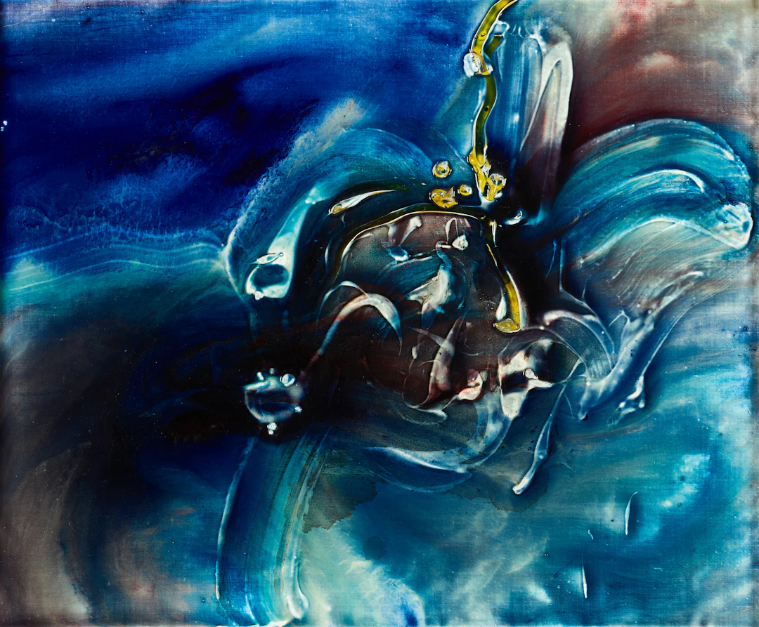 SVEN INGE HÖGLUND (1935–2006). Komposition, signerad. olja, epoxy på duk.