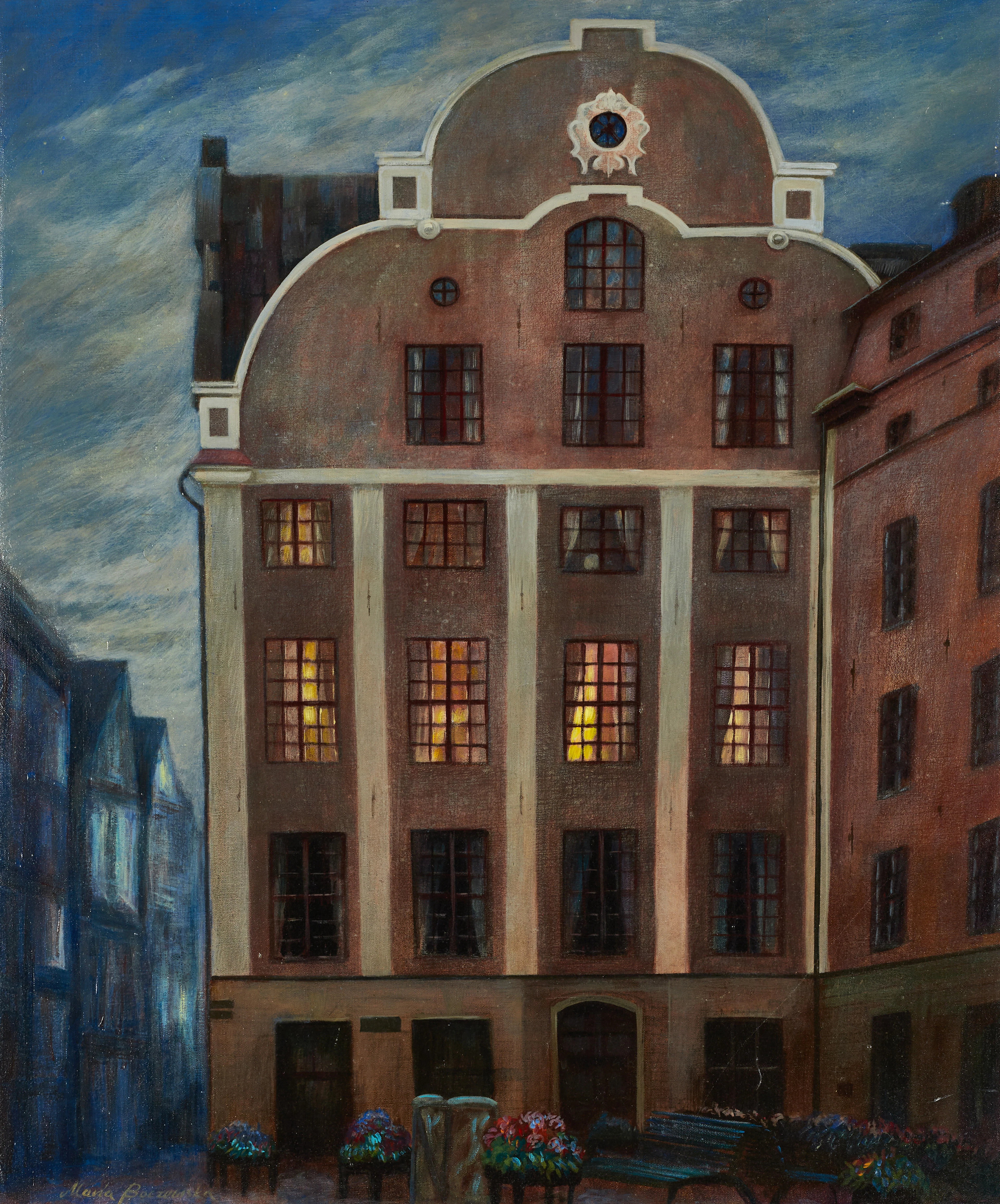 MARIA BOCZEWSKA (Polen/Sverige, född 1940). Grillska huset, Stockholm