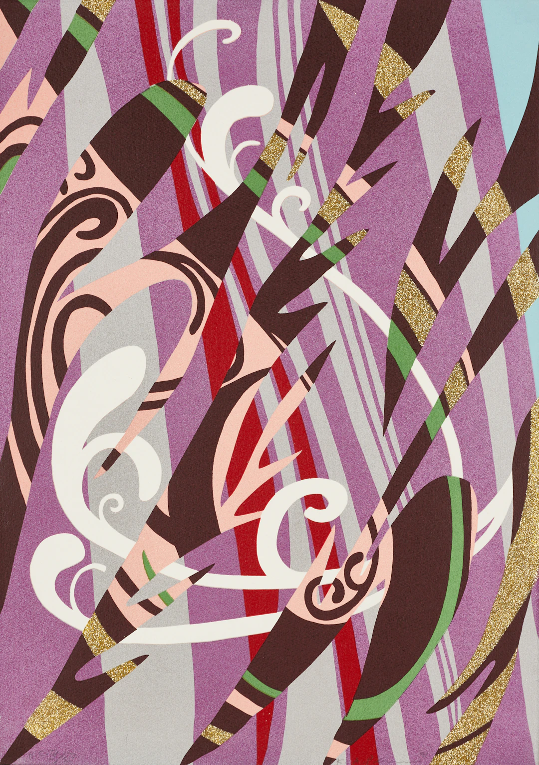 KARL AXEL PEHRSON (1921-2005). "Alternus V", signerad, HC, färgserigrafi