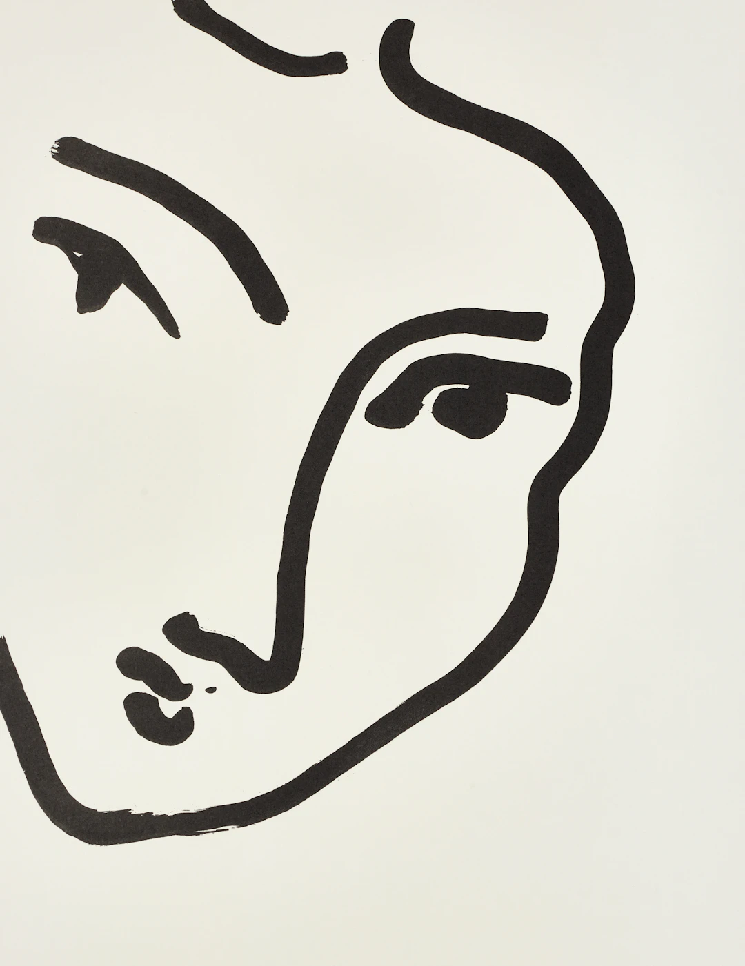 HENRI MATISSE. EFTER. "Nadia au menton pointu" 1948, Succession 1994