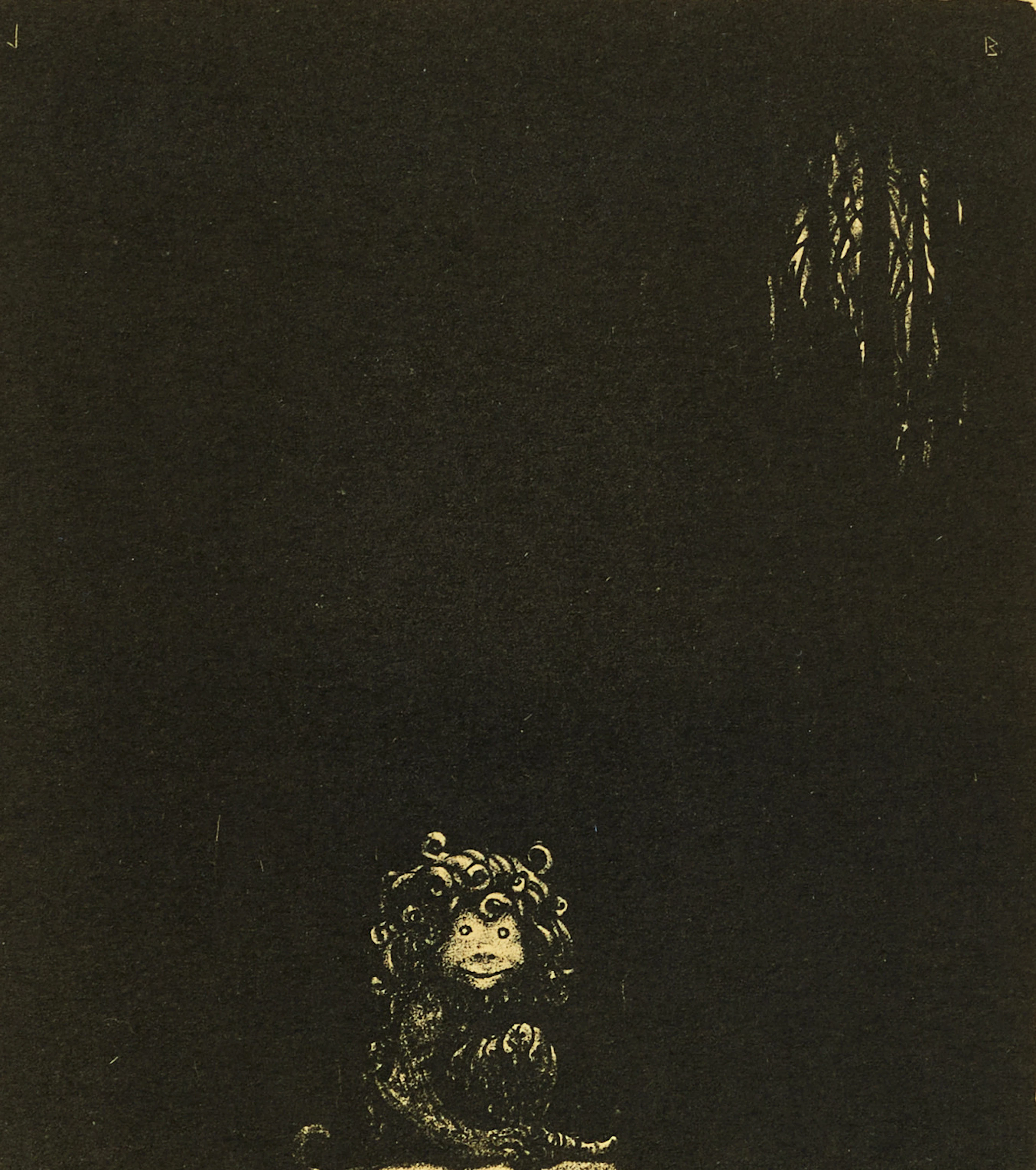 JOHN BAUER (Sverige, 1882-1918). "Humpe", originallitografi, No. 2