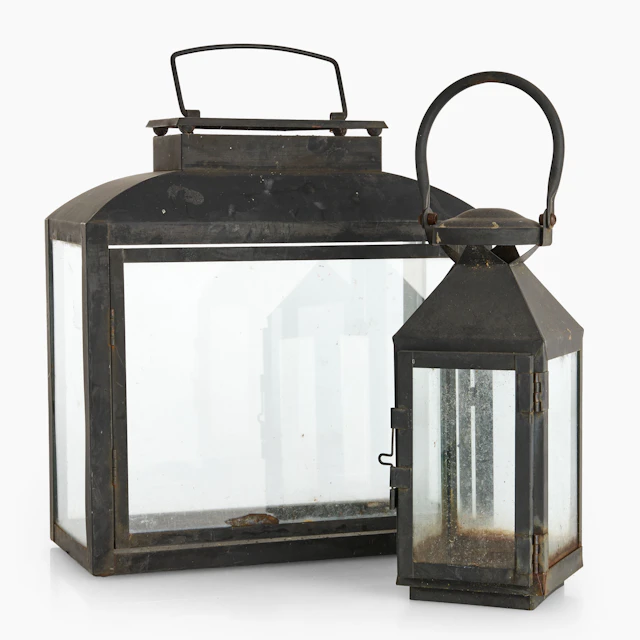 STALLYKTOR, 2 st, plåt, 1900-tal.