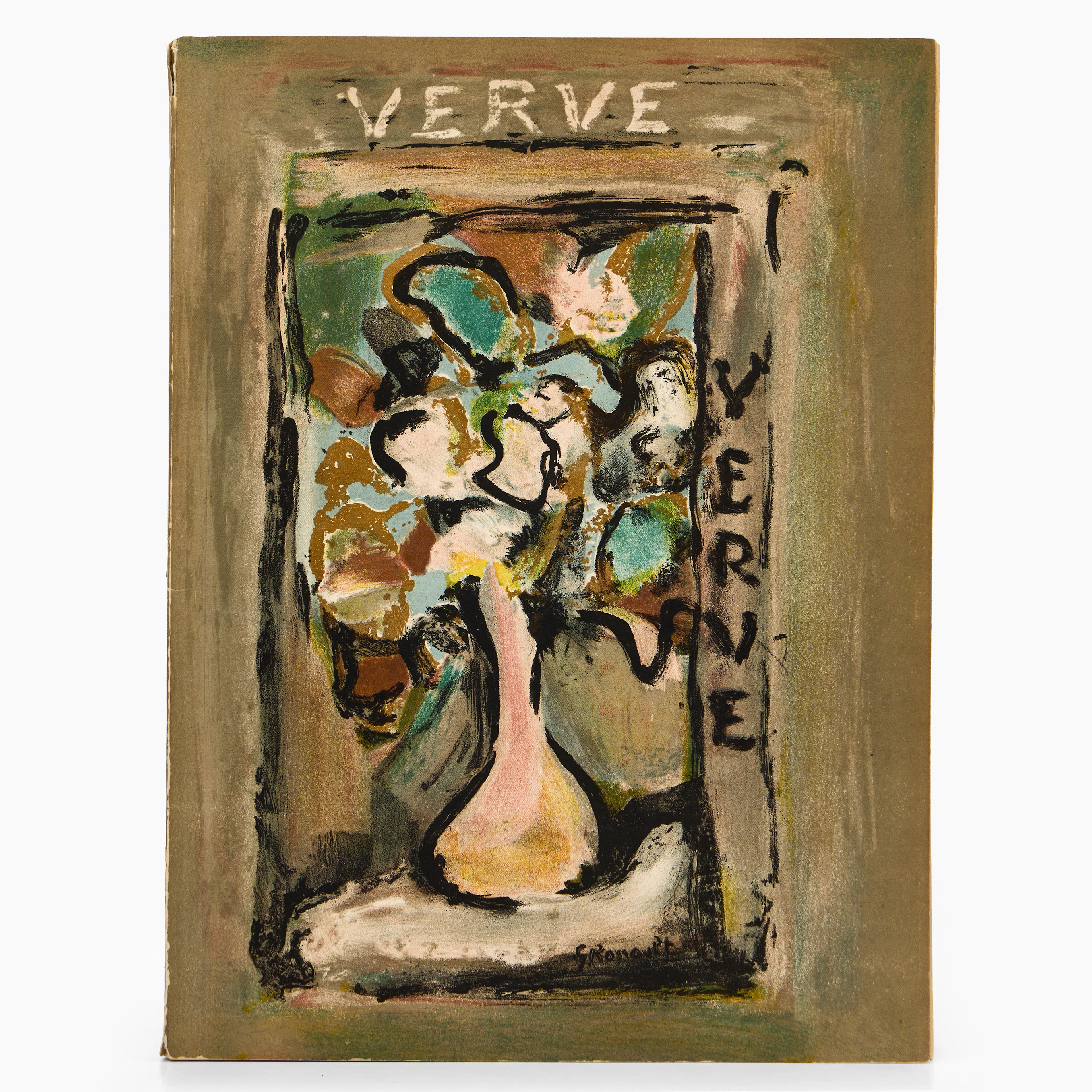VERVE. No 4, 1938. fransk utgåva, bland annat 1 dubbelsidig färglitografi