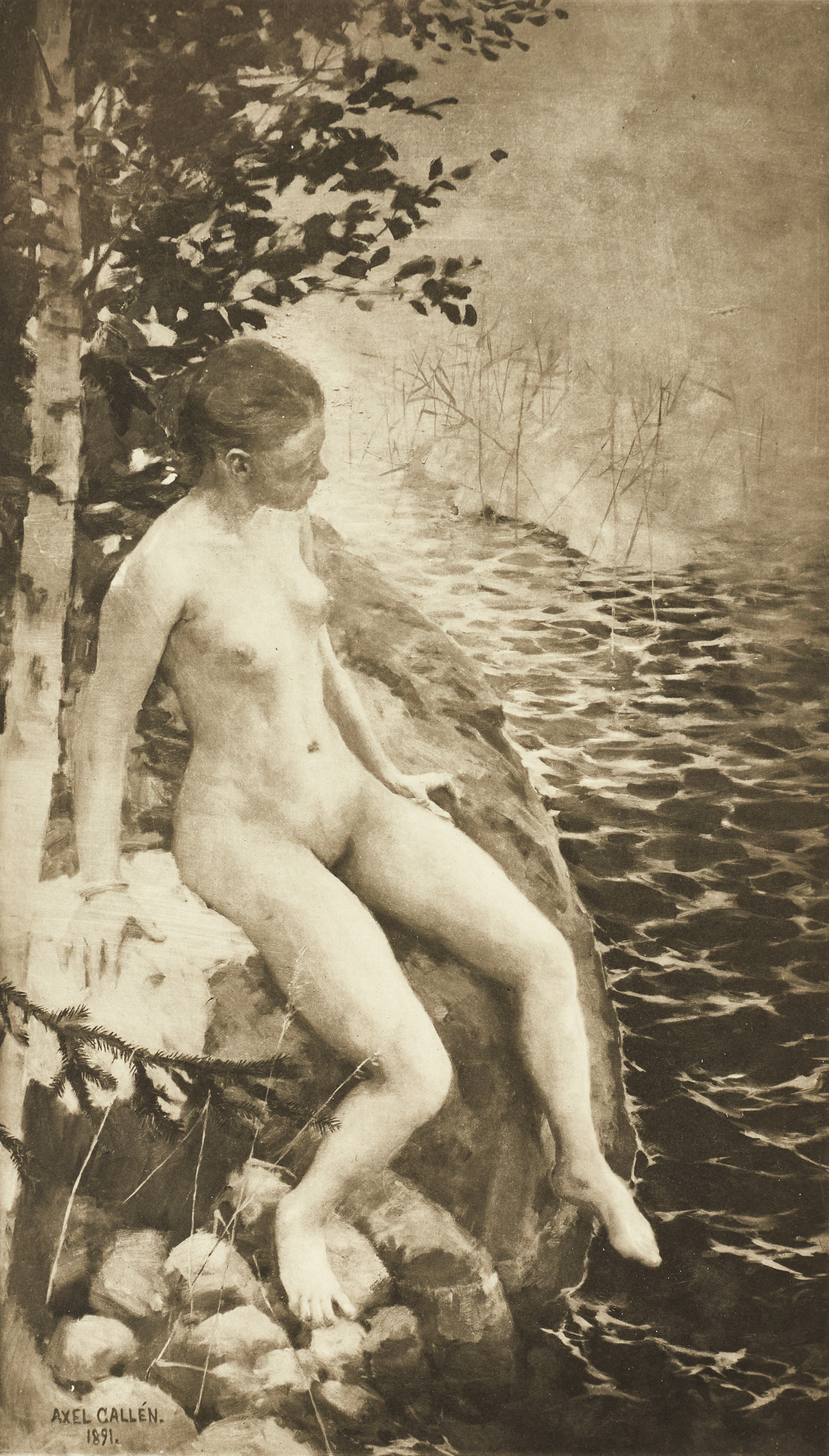 AKSELI GALLEN-KALLELA (Finland, 1907-1931), efter, "Aino legenden".