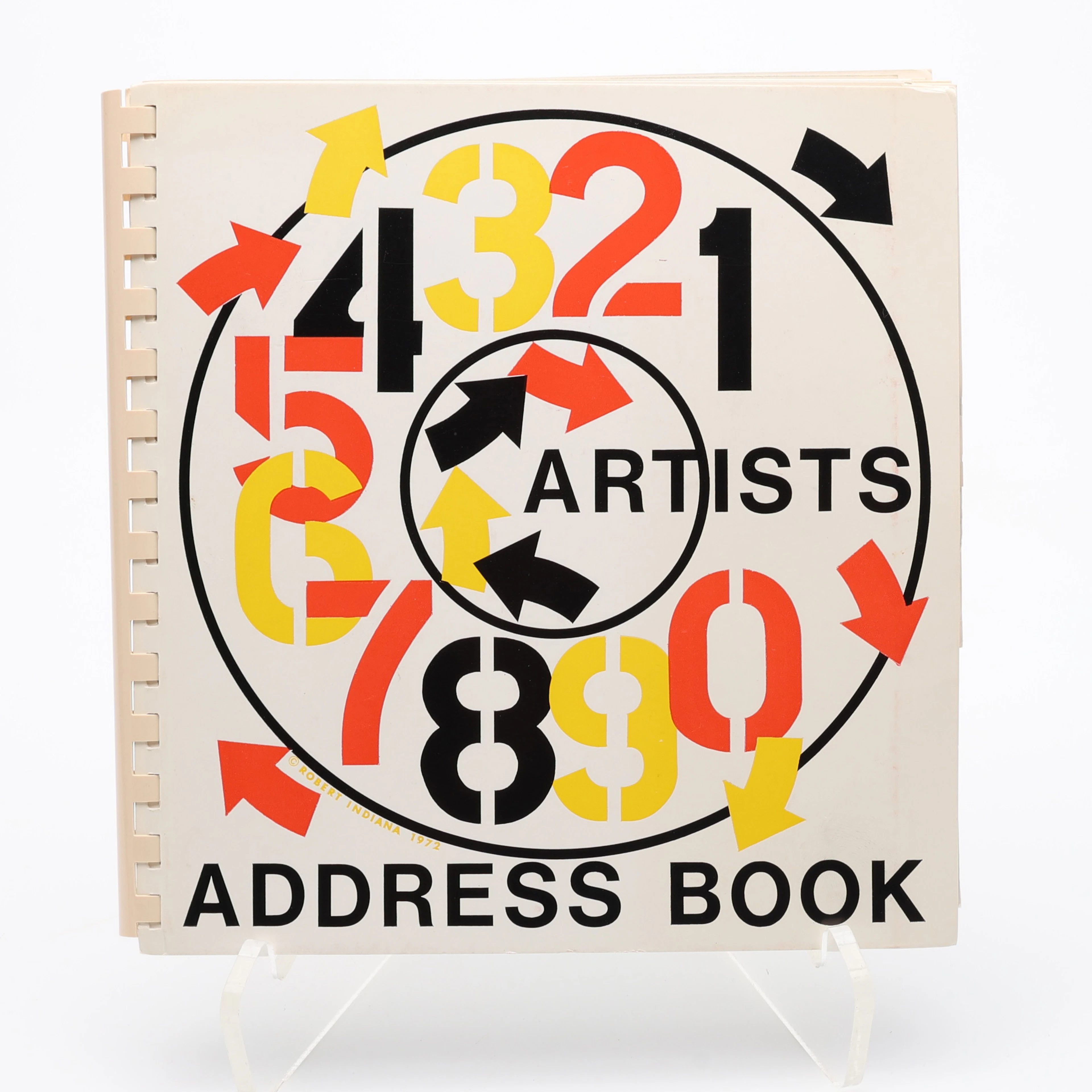THE WHITNEY MUSEUM, NEW YORK. ARTISTS ADDRESS BOOK - MED 25 KONSTNÄRER