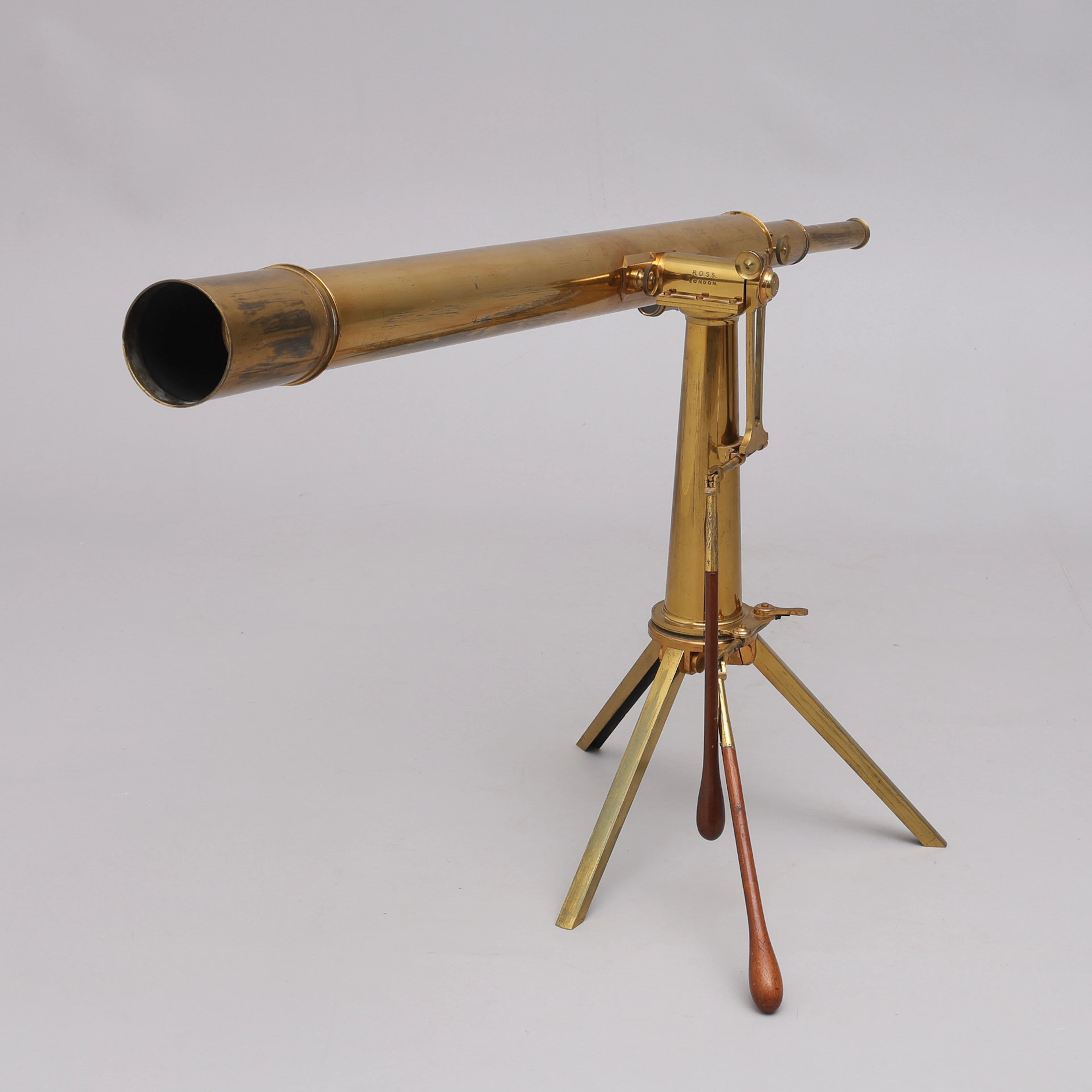 TELESKOP/TELESCOPE, Ross, London, mässing, antikt.