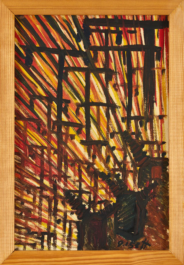 HEINZ SEVENICH (Aachen/Tyskland 1935-2023). Kraftverk, signerad och