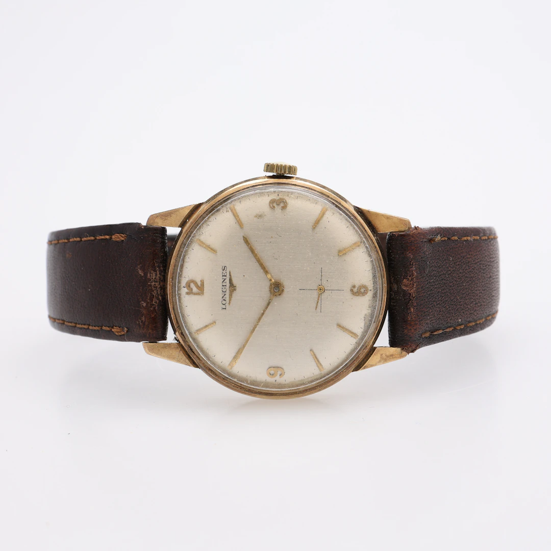ARMBANDSUR, 9K GULD, LONIGNES, MANUELLT UPPDRAG, 1900-TALETS ANDRA HÄLFT.