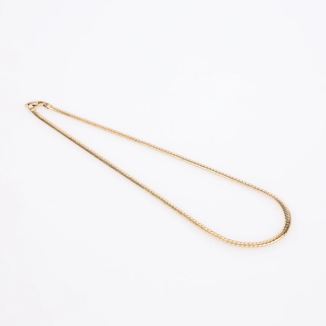 COLLIER, 18K GULD, ITALIEN, VIKT CA 15,4 GRAM.