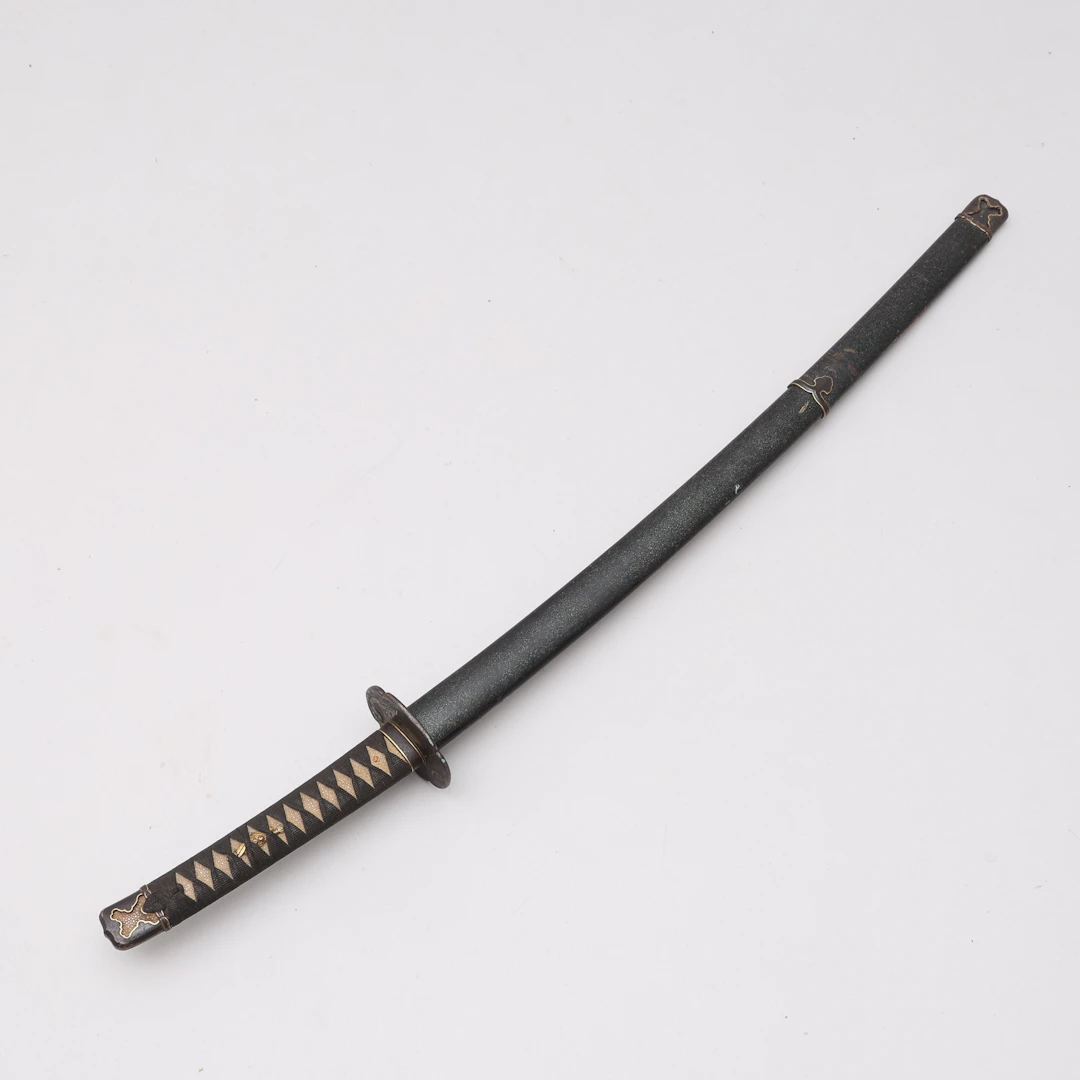 WAKIZASHI, JAPAN, OSIGNERAD, SEN EDOPERIOD (1603-1868).