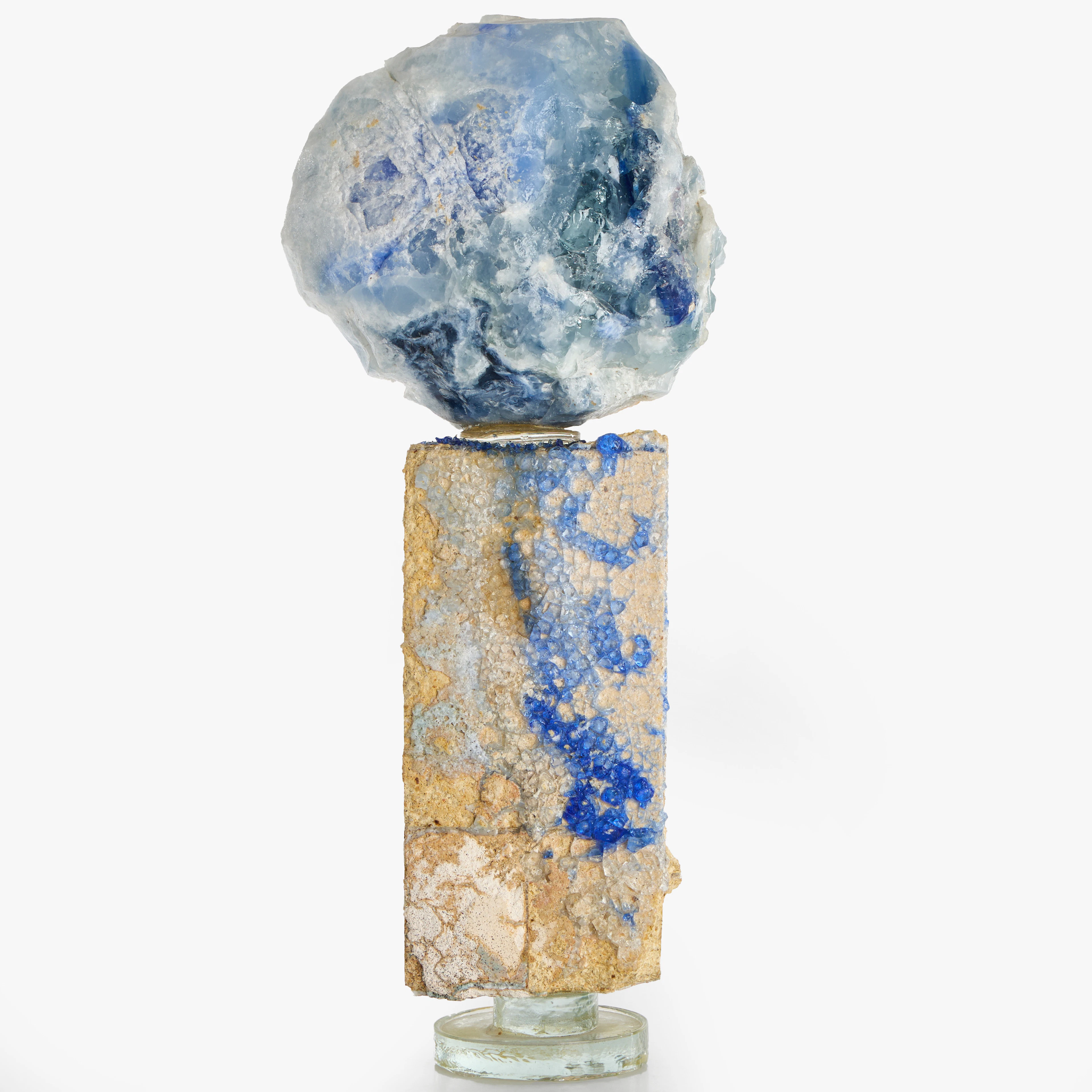 MILADA VOBRUBOVÁ (Tjeckien/Sverige, född 1941). Skulptur, glas och