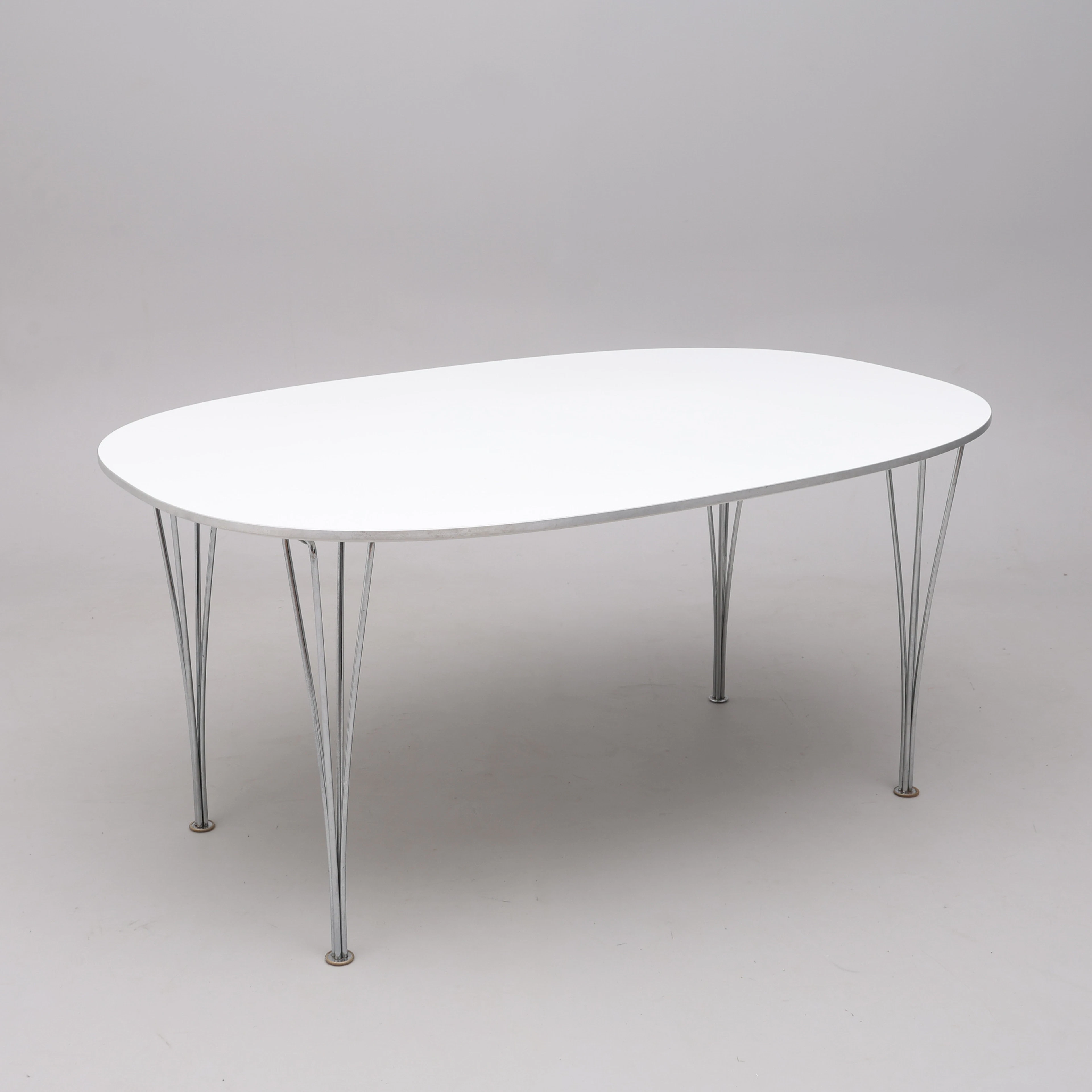 PIET HEIN & BRUNO MATHSSON. MATBORD, "SUPERELLIPS", FRITZ HANSEN