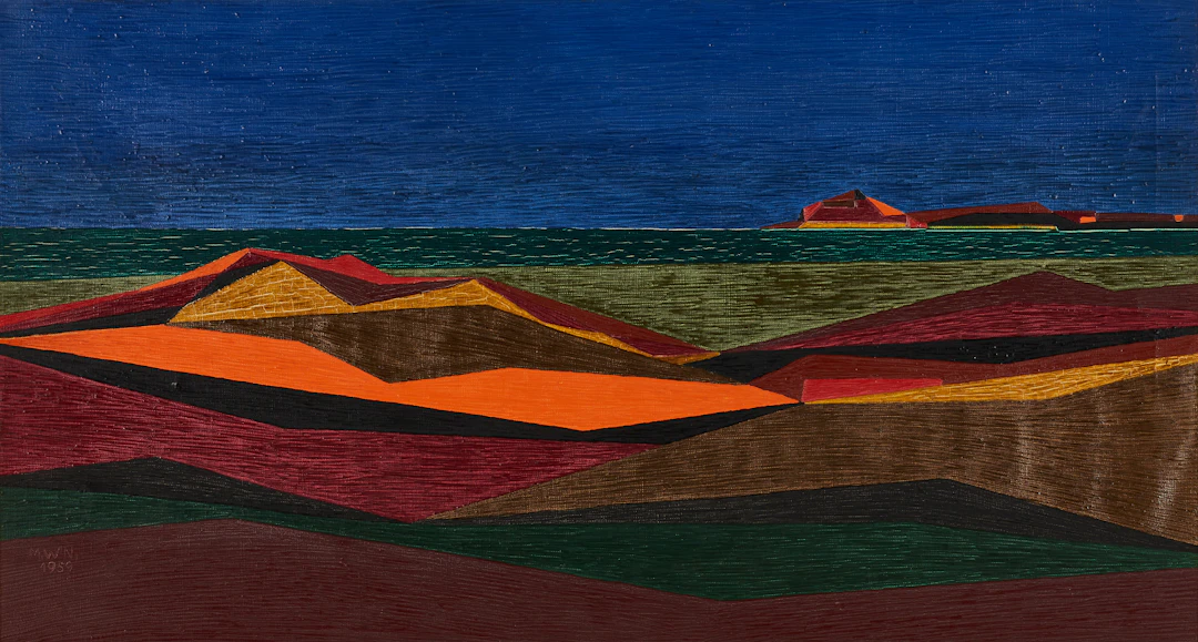 MARIA WINGREN-SAMOURKAS (1916–2001), Landskap, monogramsignerad M.W.S.