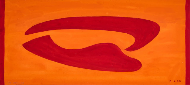 HEINZ SEVENICH (Aachen/Tyskland 1935-2023): "Kombination 606", signerad