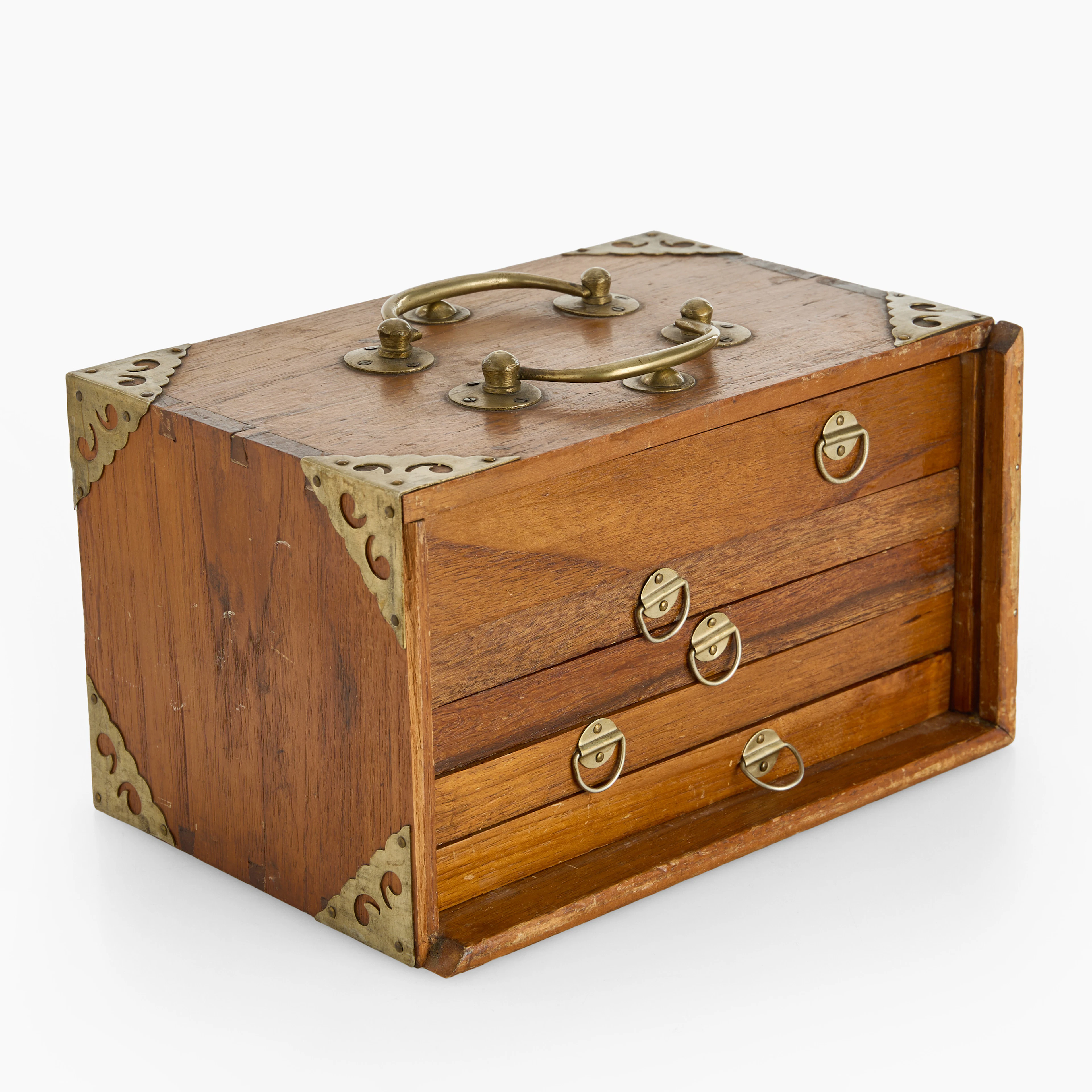 MAJONGSPEL, Kina, i originalschatull med spelregler (daterade 1924).