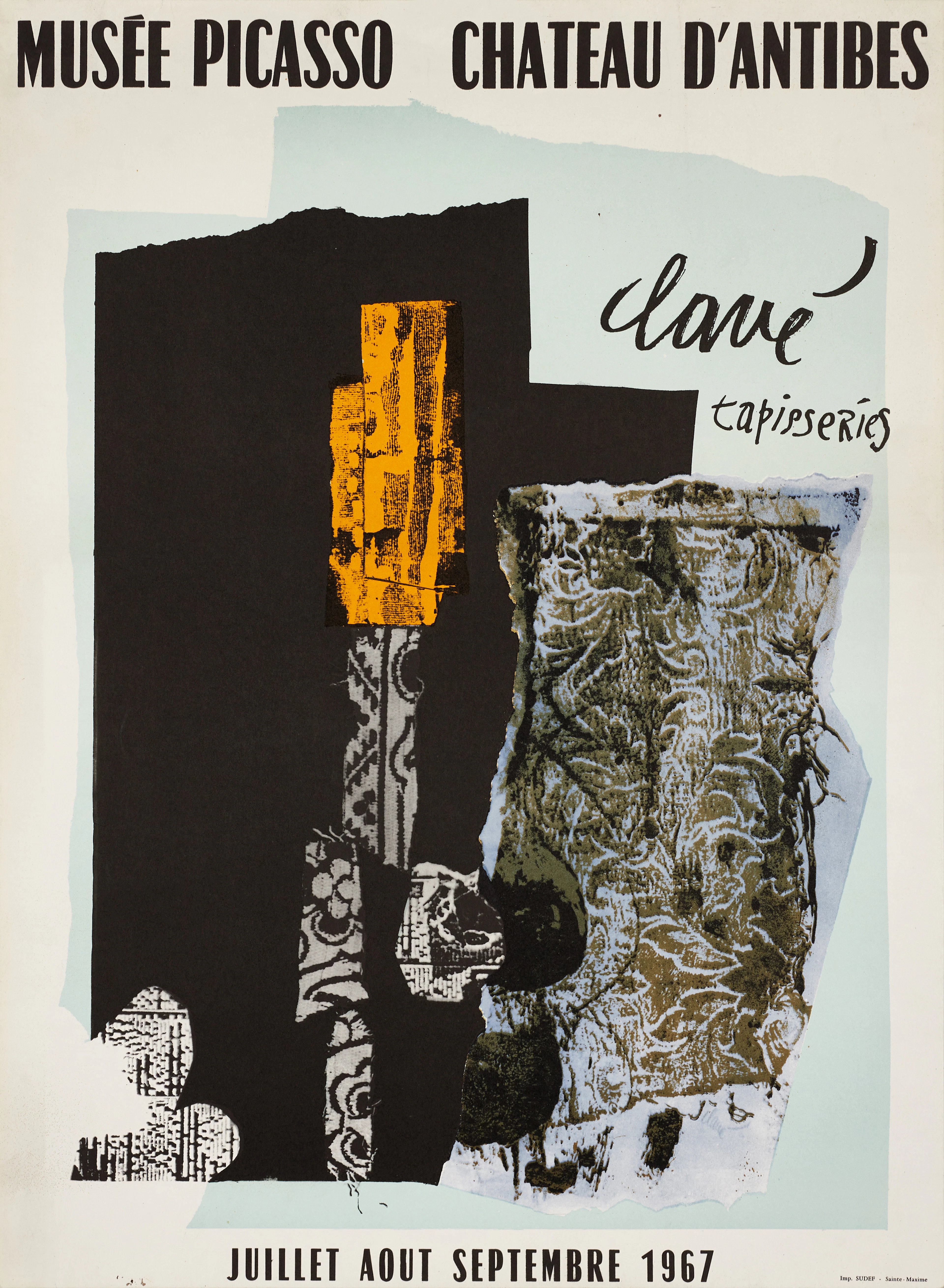 ANTONI CLAVÉ (1913-2005). "Tapisseries", Musée Picasso, Château d´Antibes